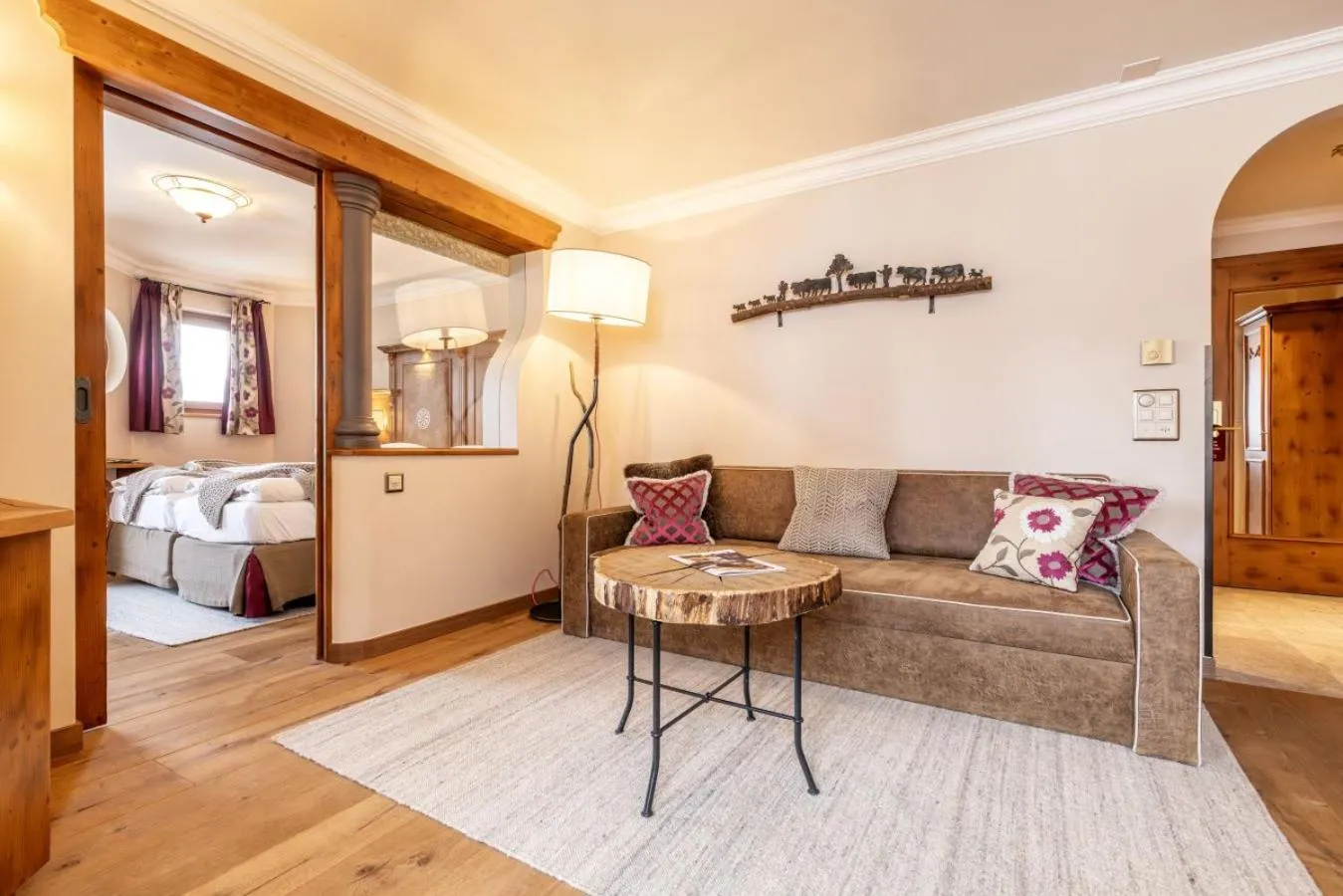 Bed in BelArosa Suiten & Wellness