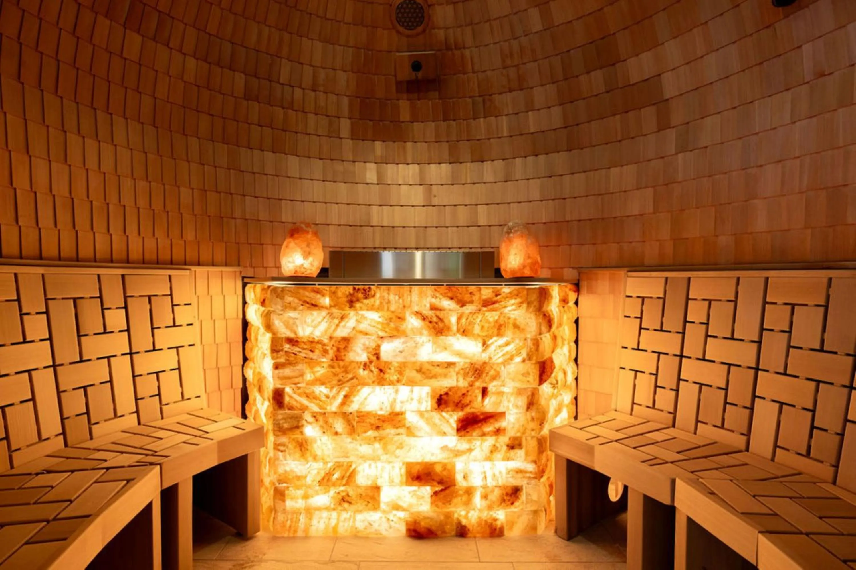 Sauna in BelArosa Suiten & Wellness