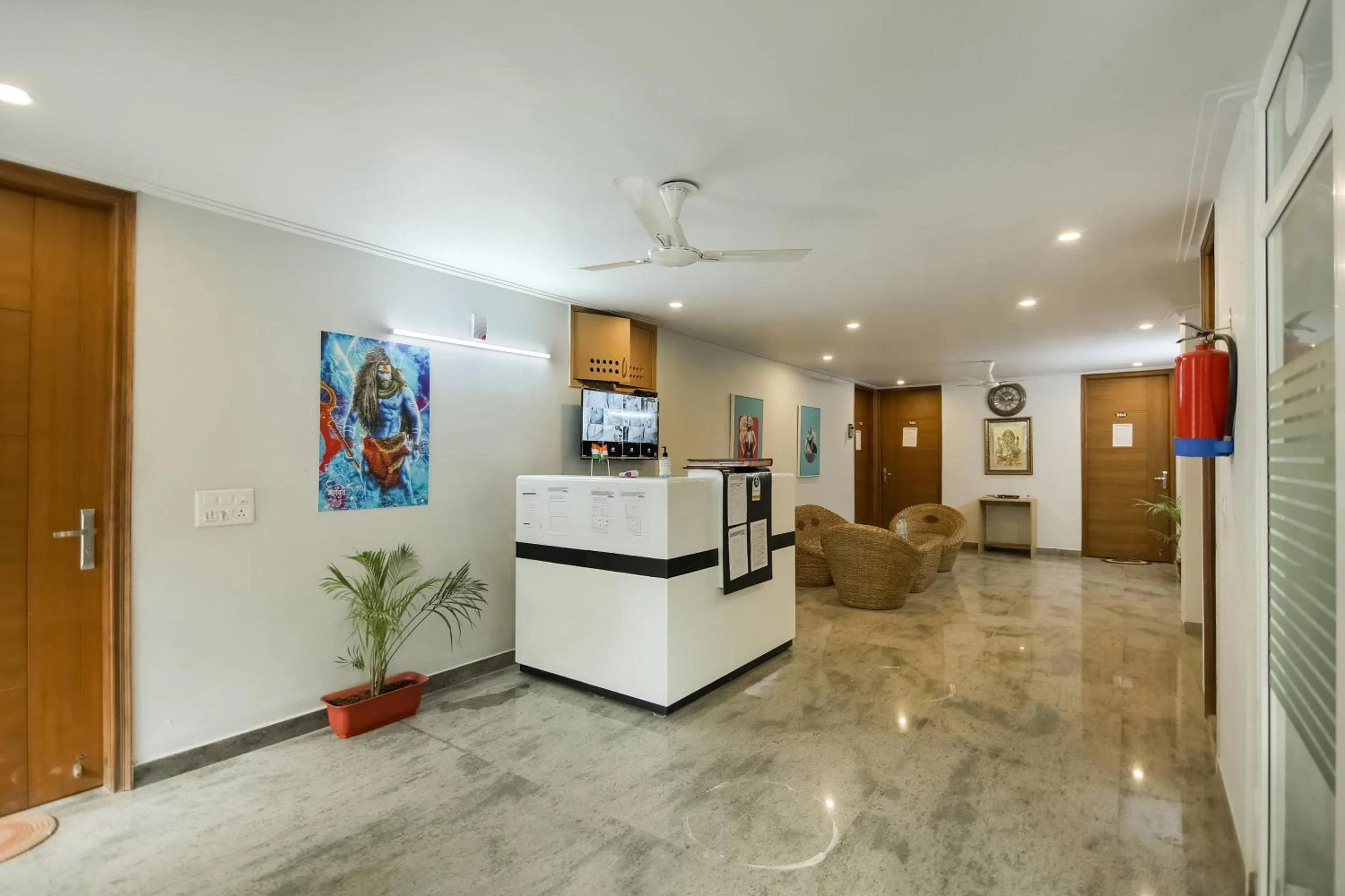 Lobby or reception in Hotel O VIJAYA RESIDENCY
