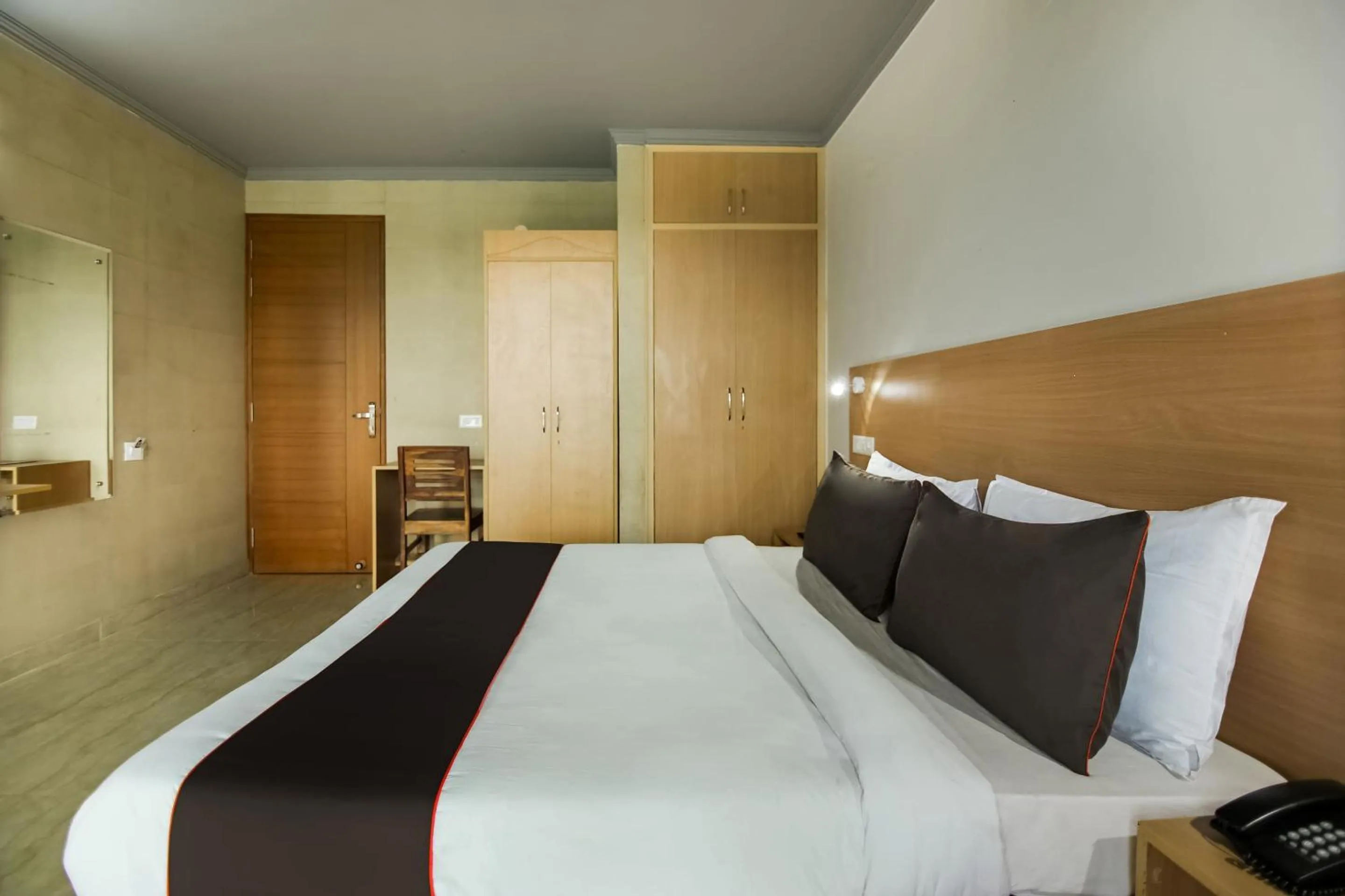 Bedroom, Bed in Hotel O VIJAYA RESIDENCY