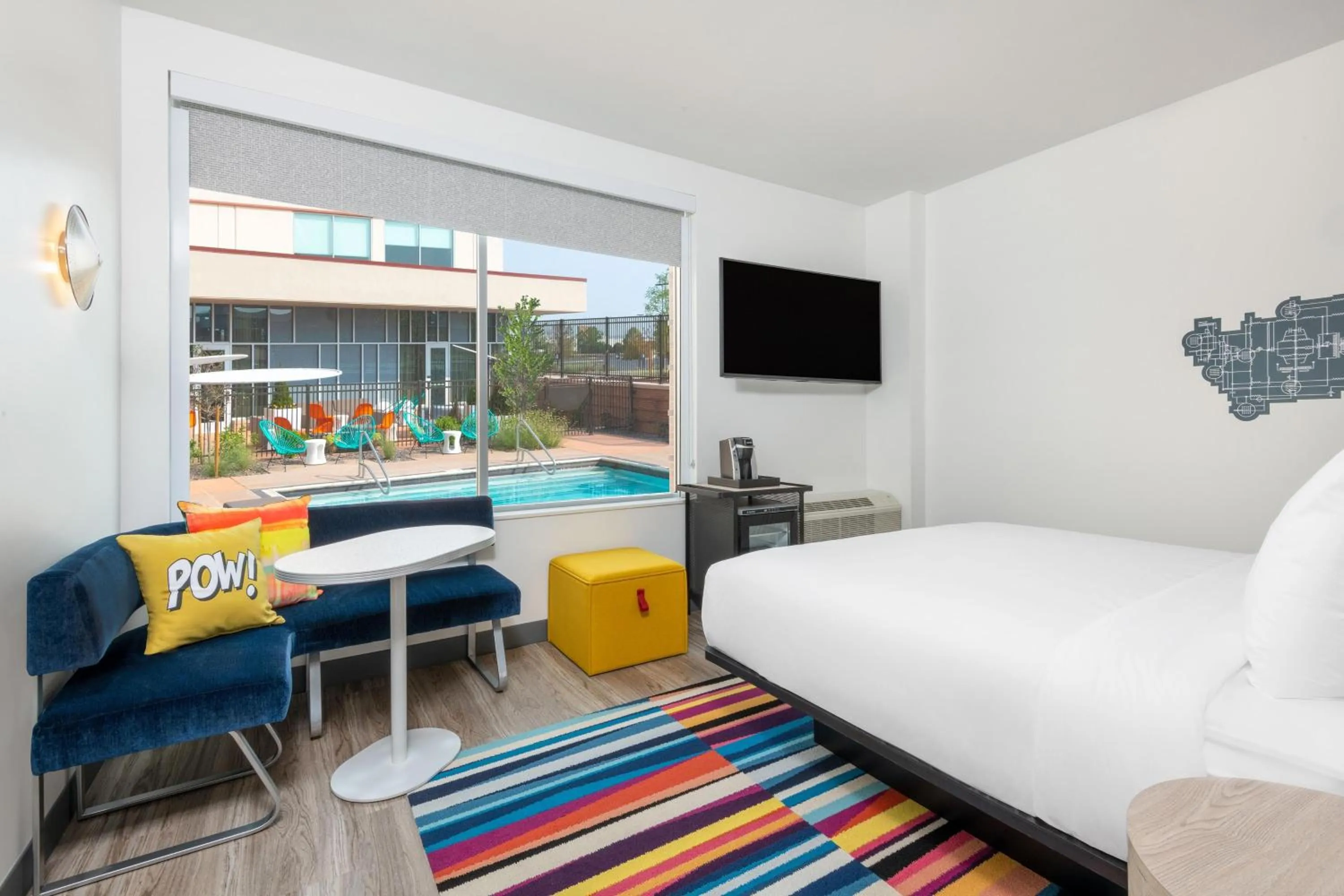 Bedroom, Bed in Aloft Denver North Westminster