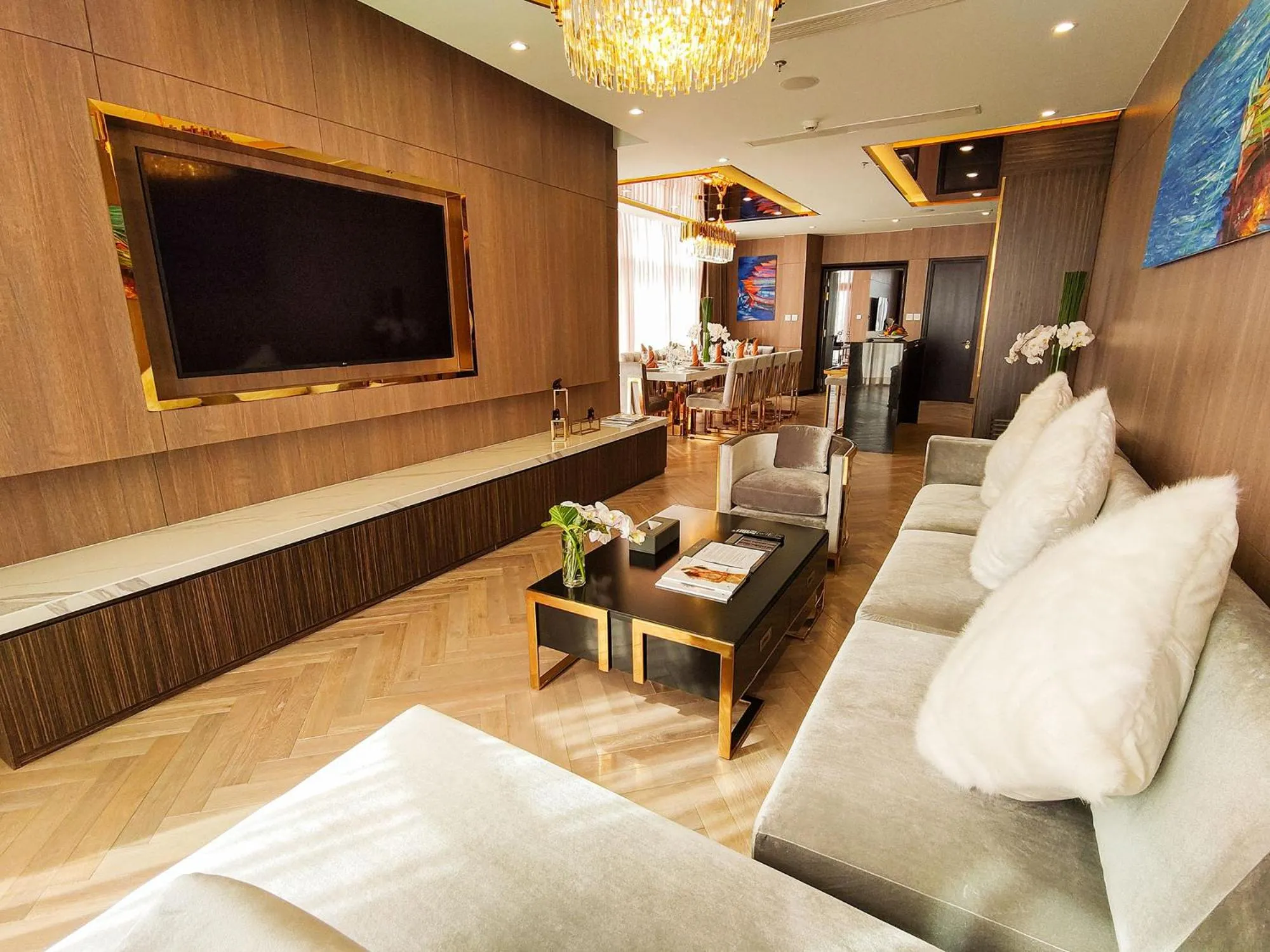 City view in Diamond Stars Ben Tre Hotel