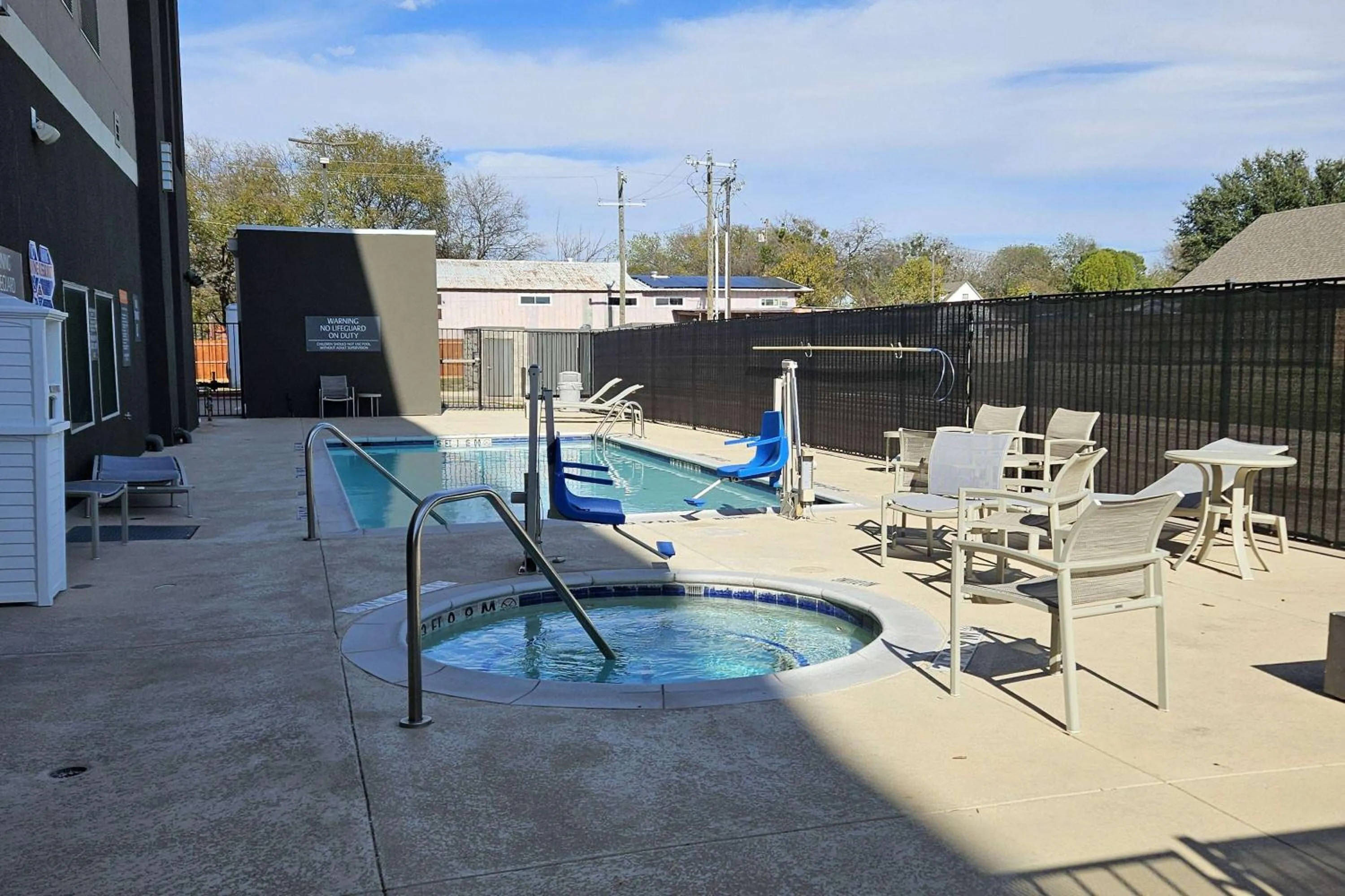 Pool view in La Quinta Inn & Suites by Wyndham - Red Oak TX IH-35E