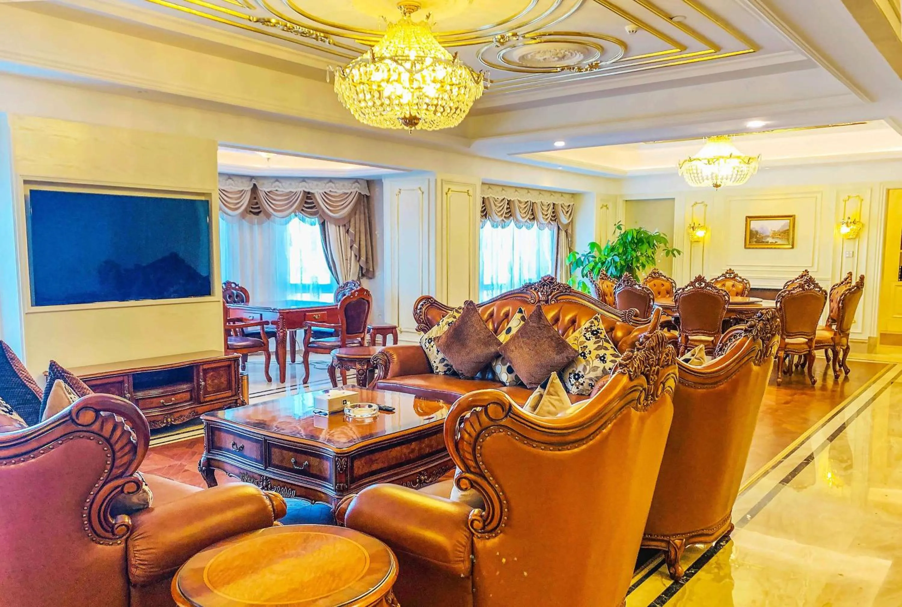 Photo of the whole room in Wyndham Grand Kunming East