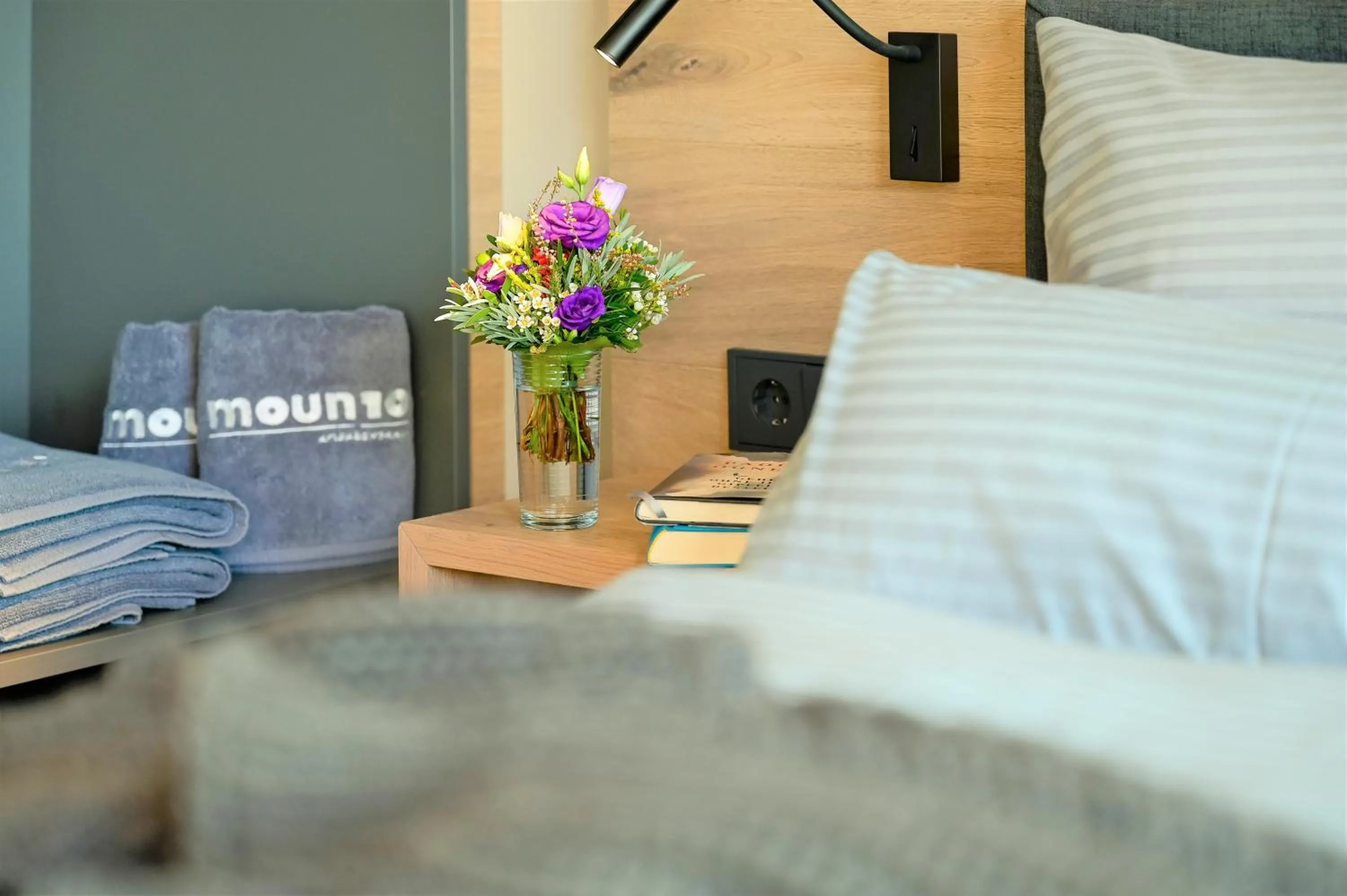 Bedroom, Bed in moun10 urlaubswohnen