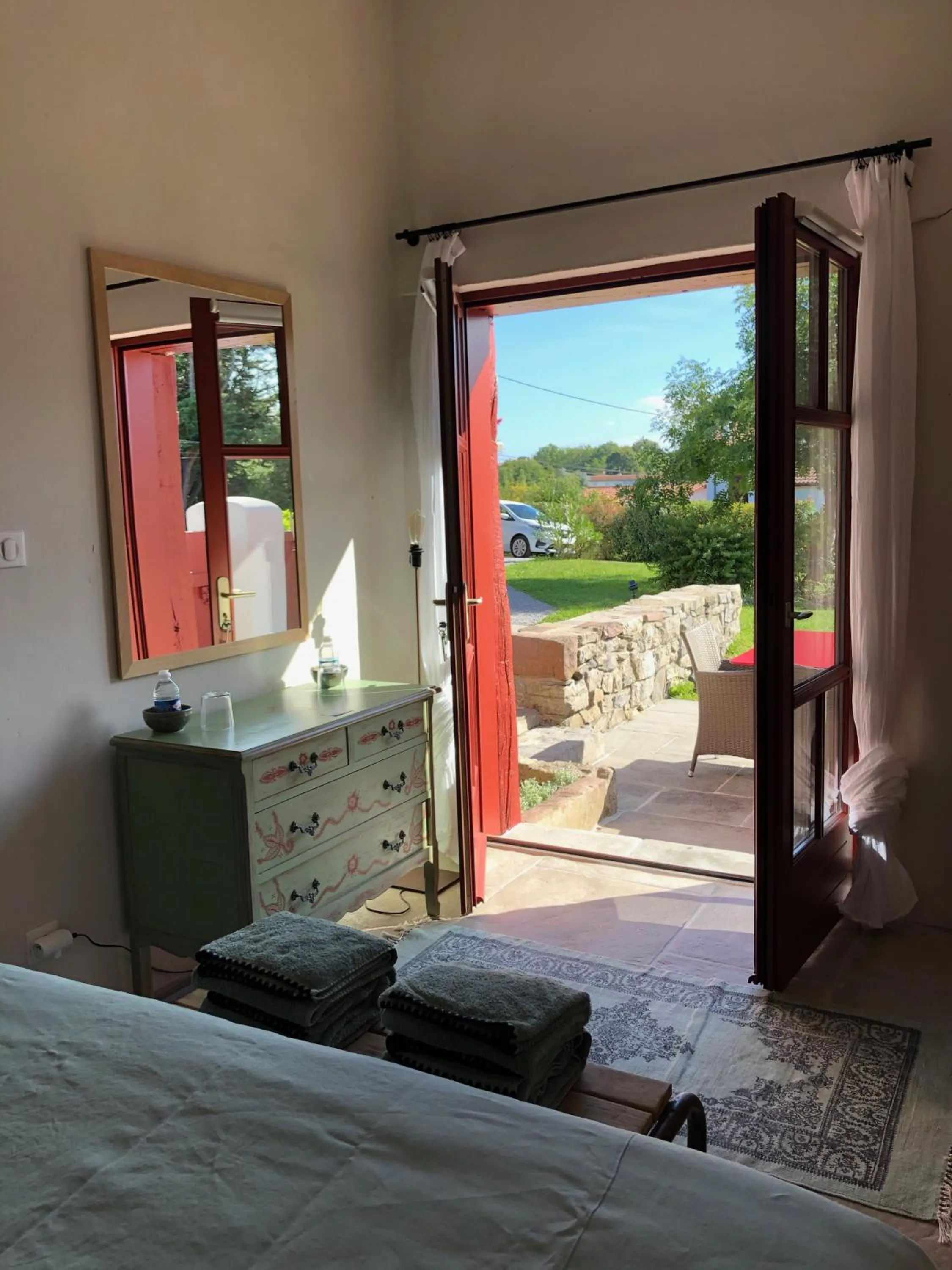 Bed in La ferme d'Ika