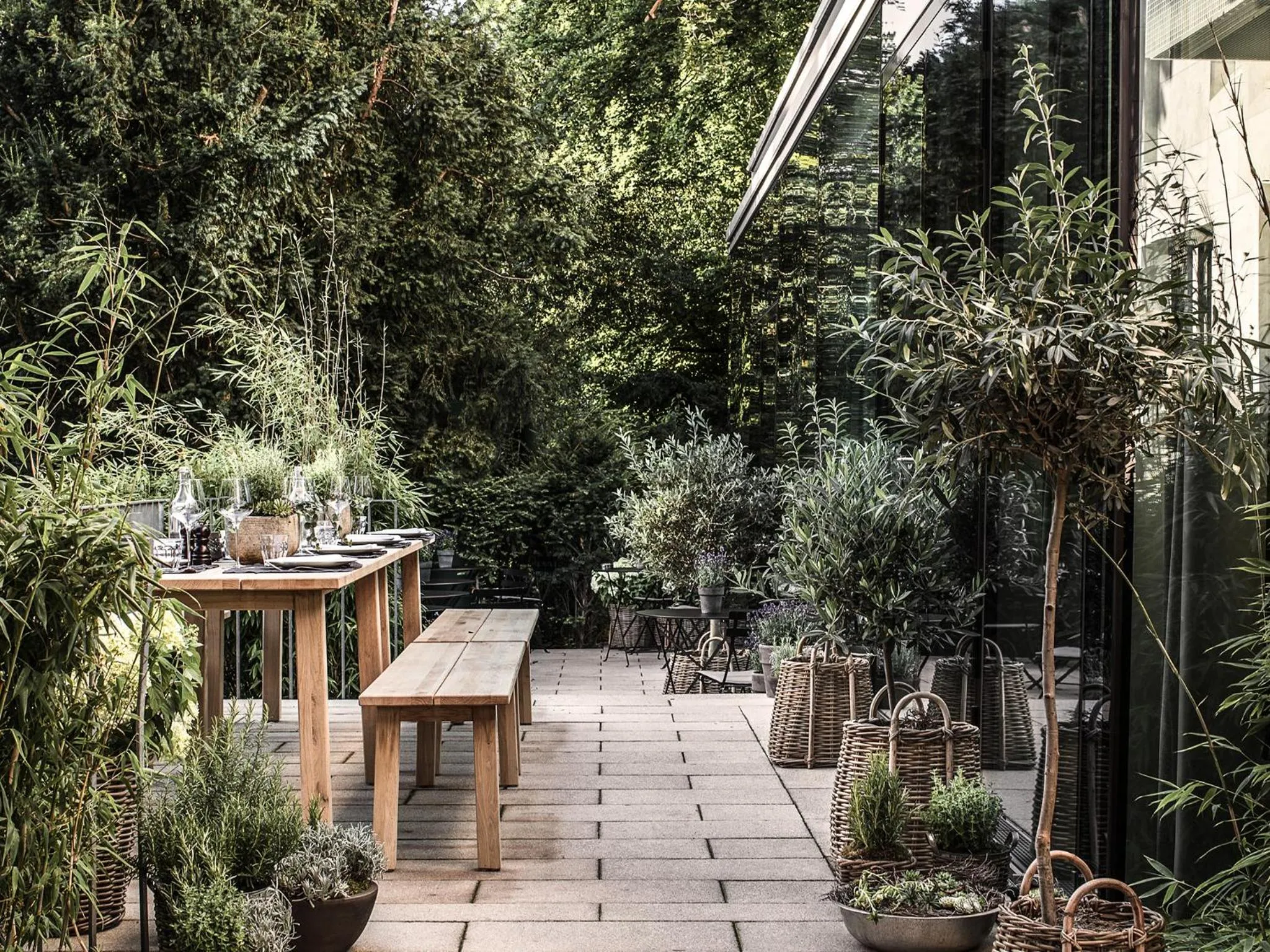 Balcony/Terrace in Mauritzhof Hotel Münster