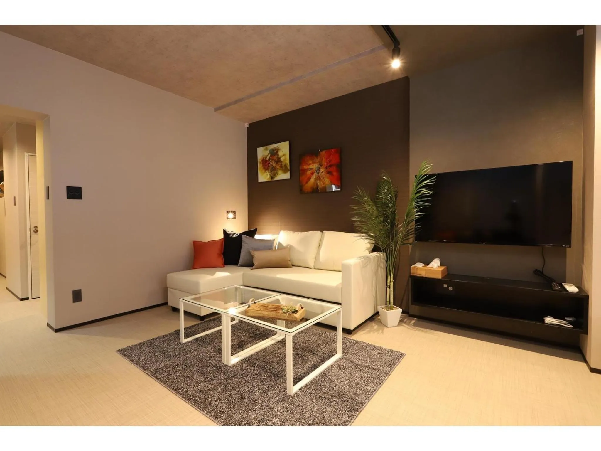 Living room in Uchi Living Stay AOZORA