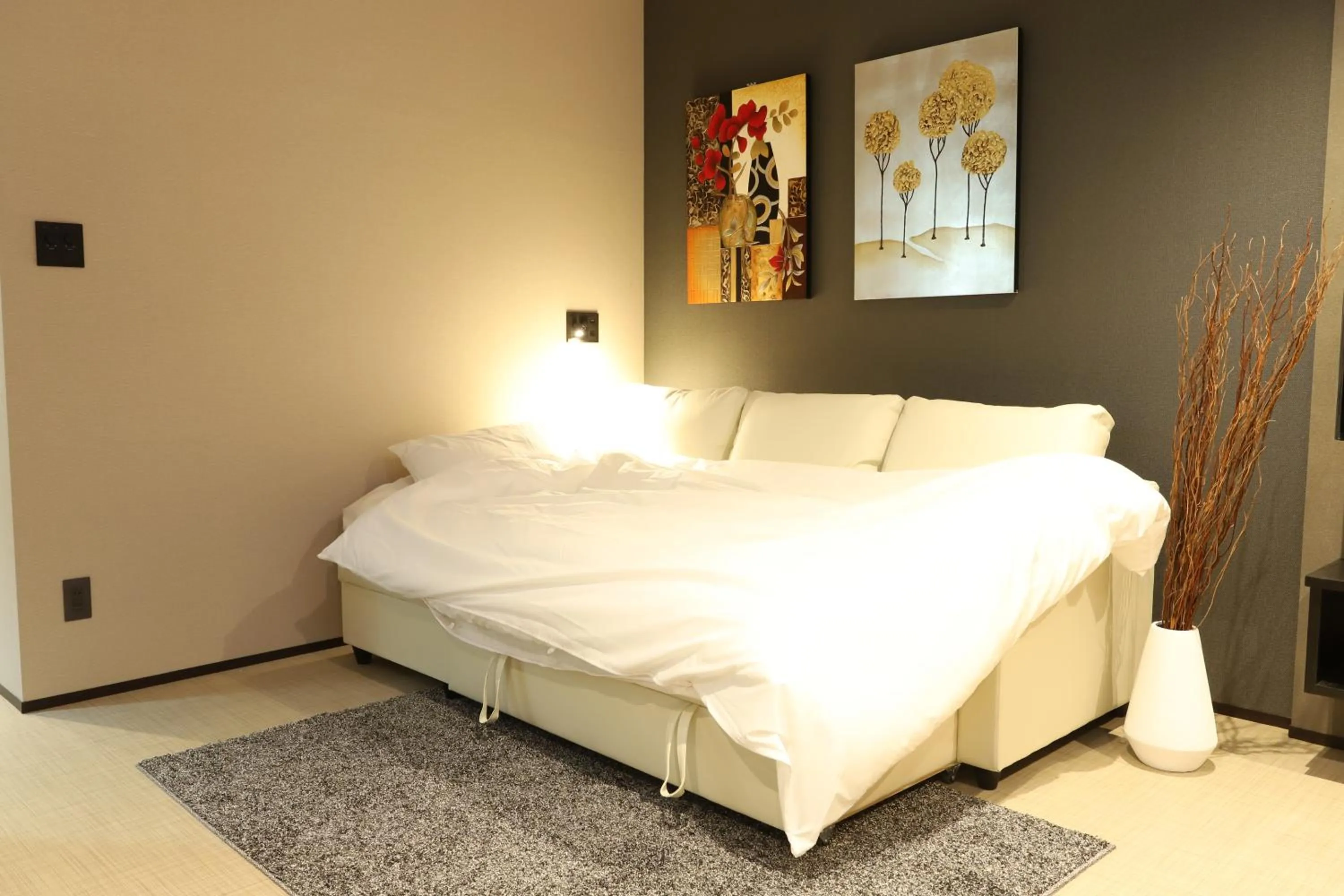 Photo of the whole room, Bed in Uchi Living Stay AOZORA