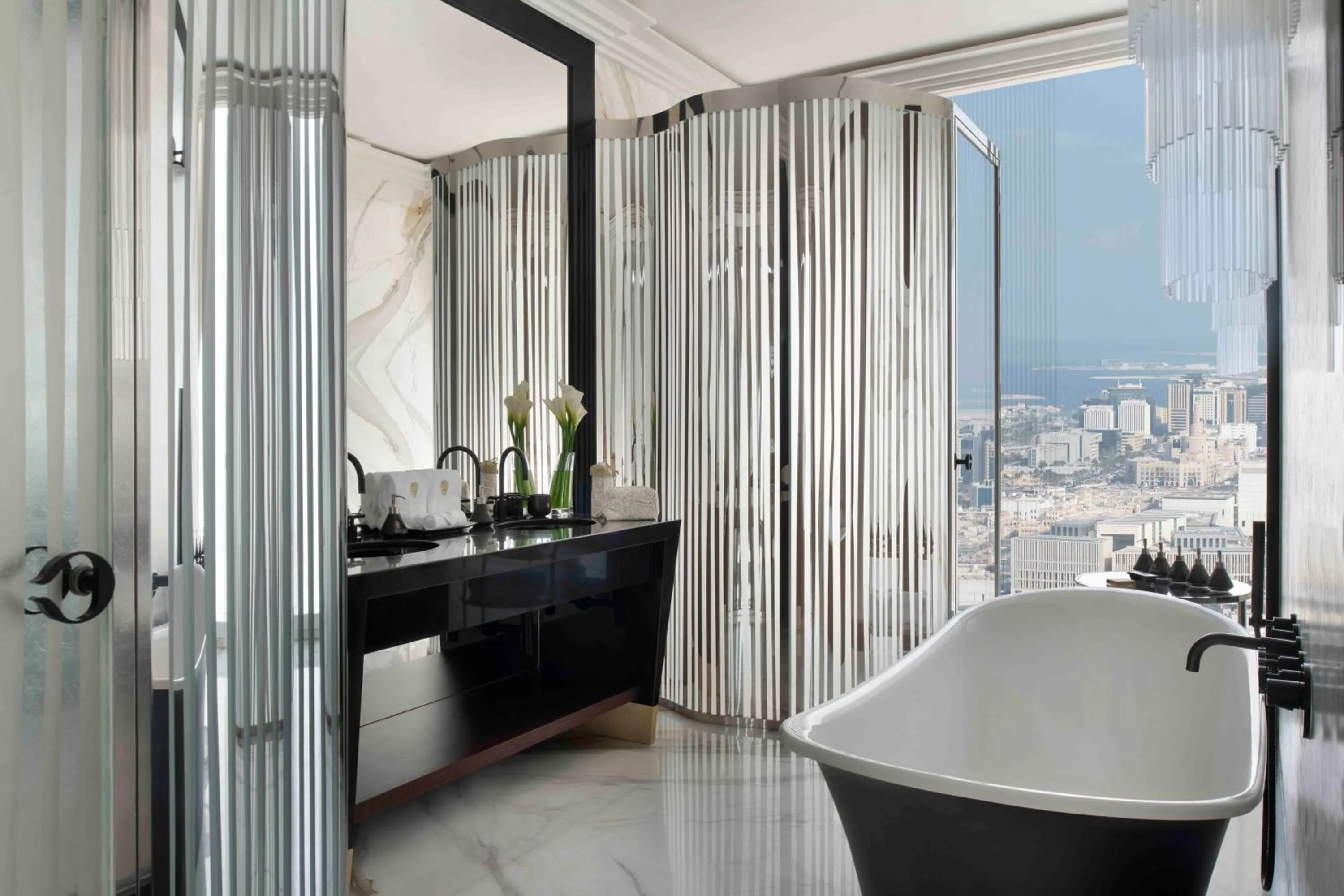 Bathroom in Banyan Tree Doha At La Cigale Mushaireb