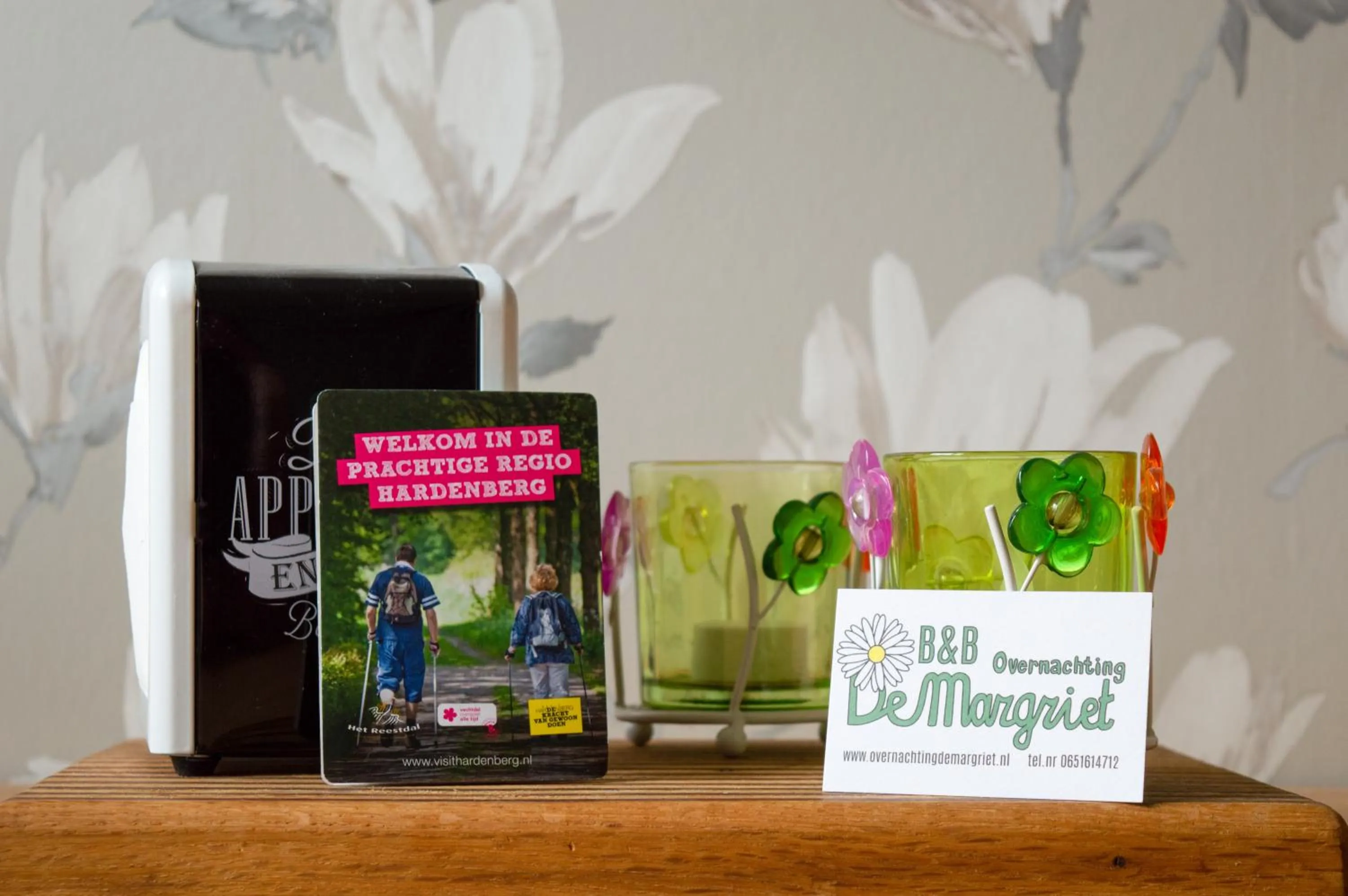 Food and drinks in B&B overnachting de Margriet