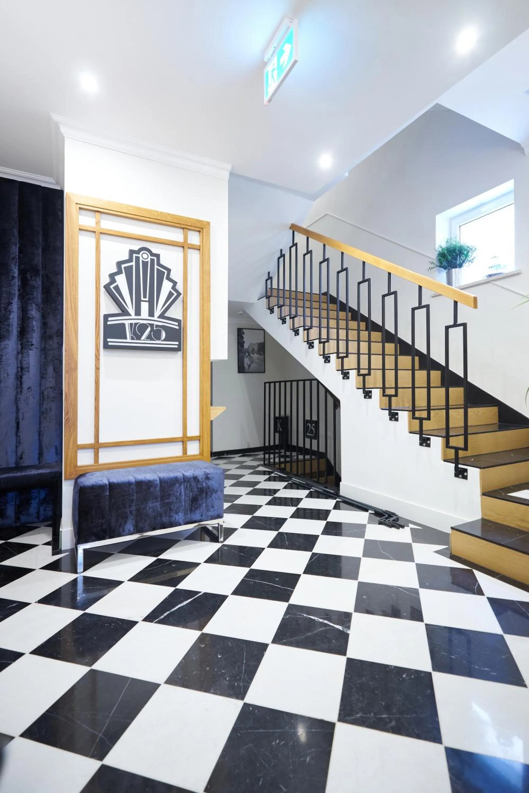 Lobby or reception in Apartamenty Klasztorna 25