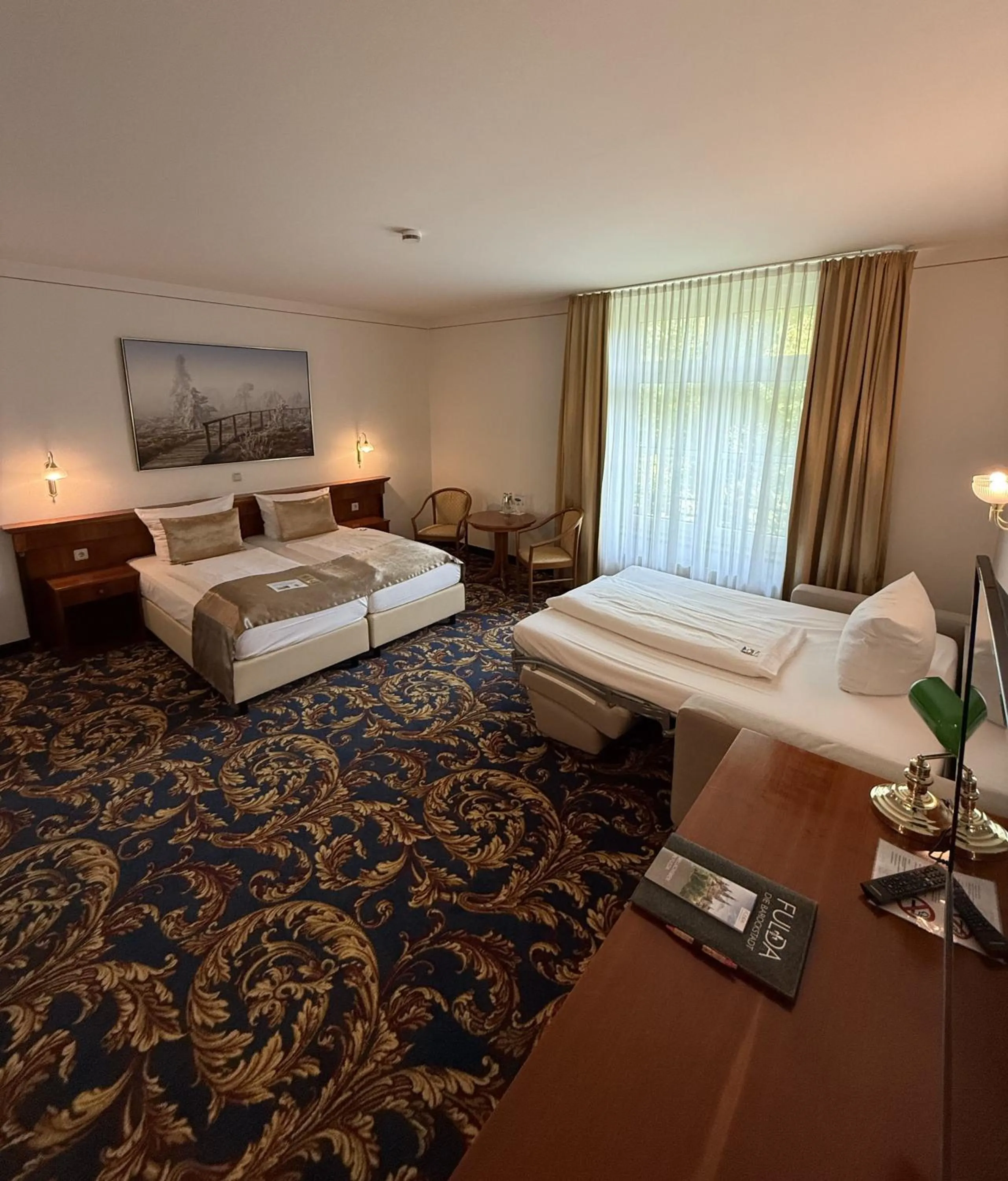 Photo of the whole room, Bed in Hotel Bachmühle