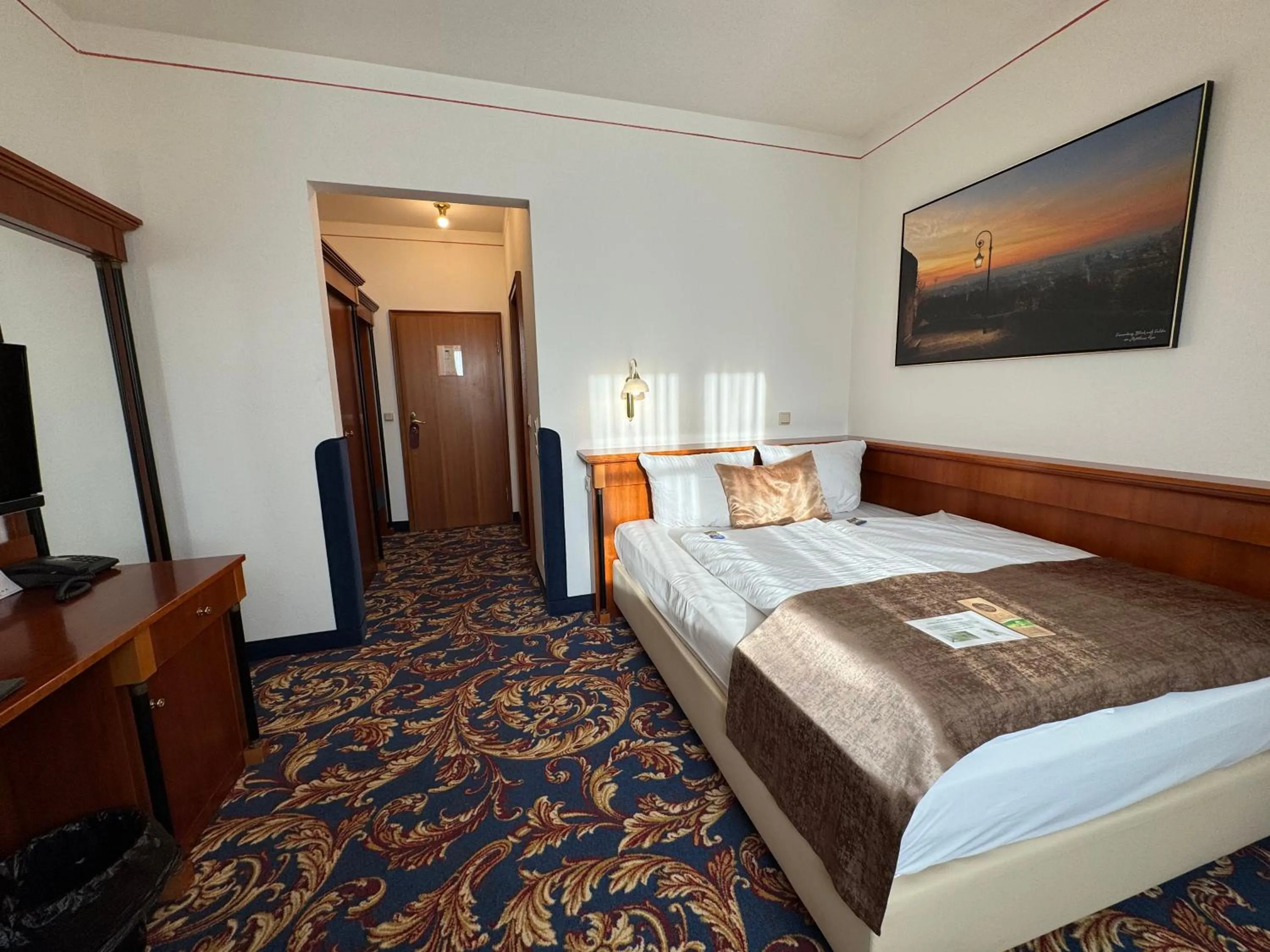 Photo of the whole room, Bed in Hotel Bachmühle