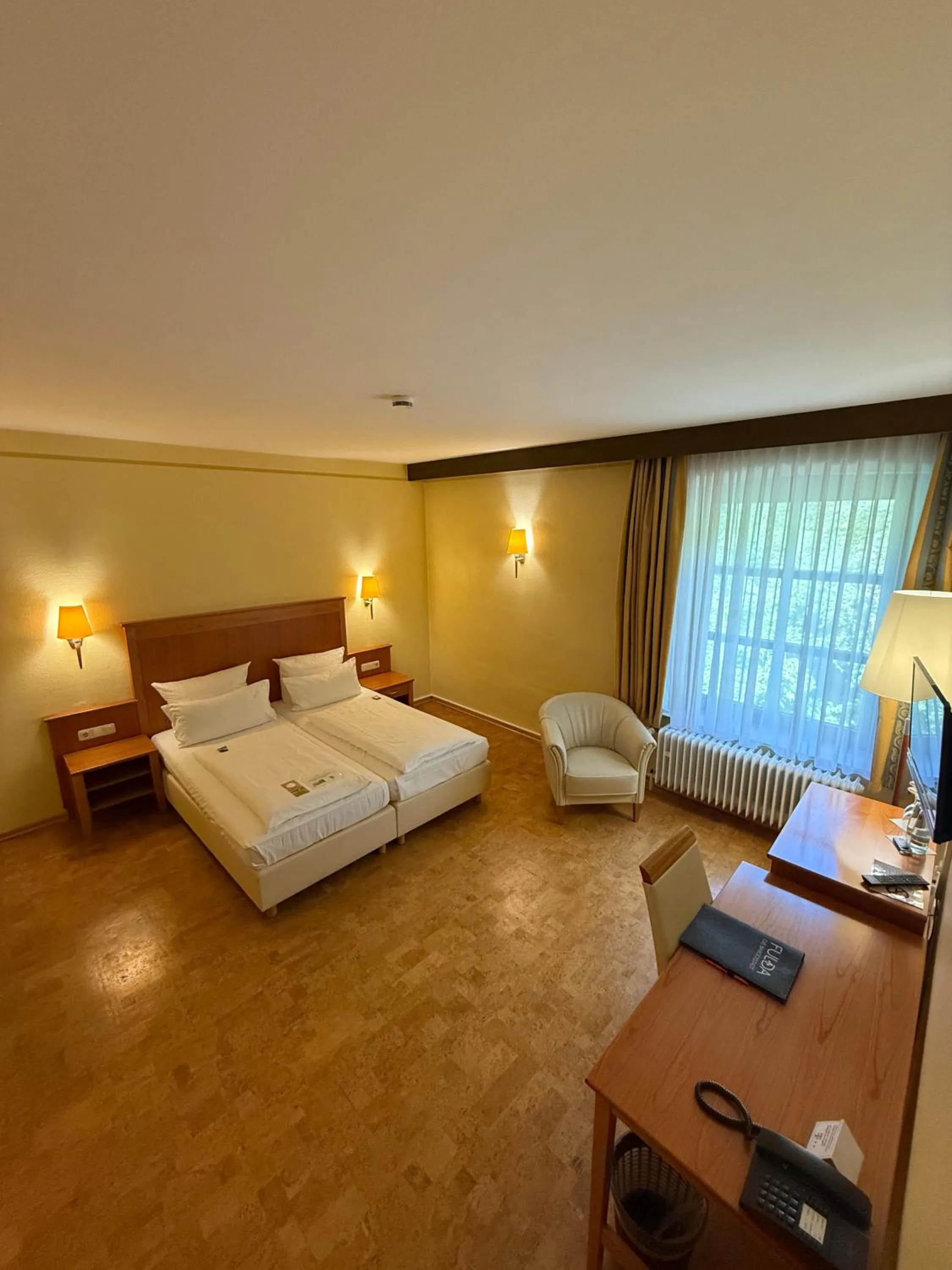 Photo of the whole room, Bed in Hotel Bachmühle