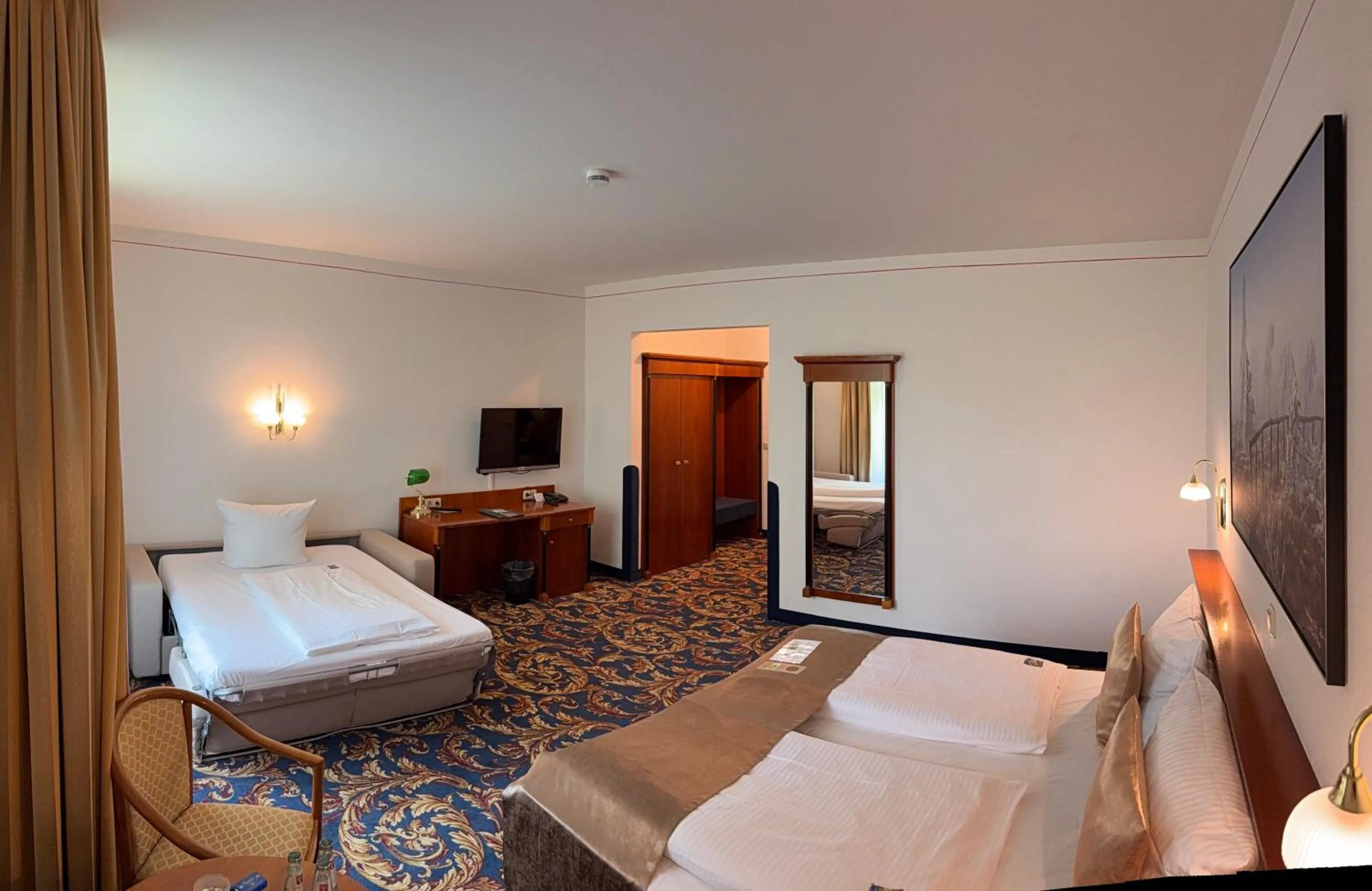 Photo of the whole room, Bed in Hotel Bachmühle