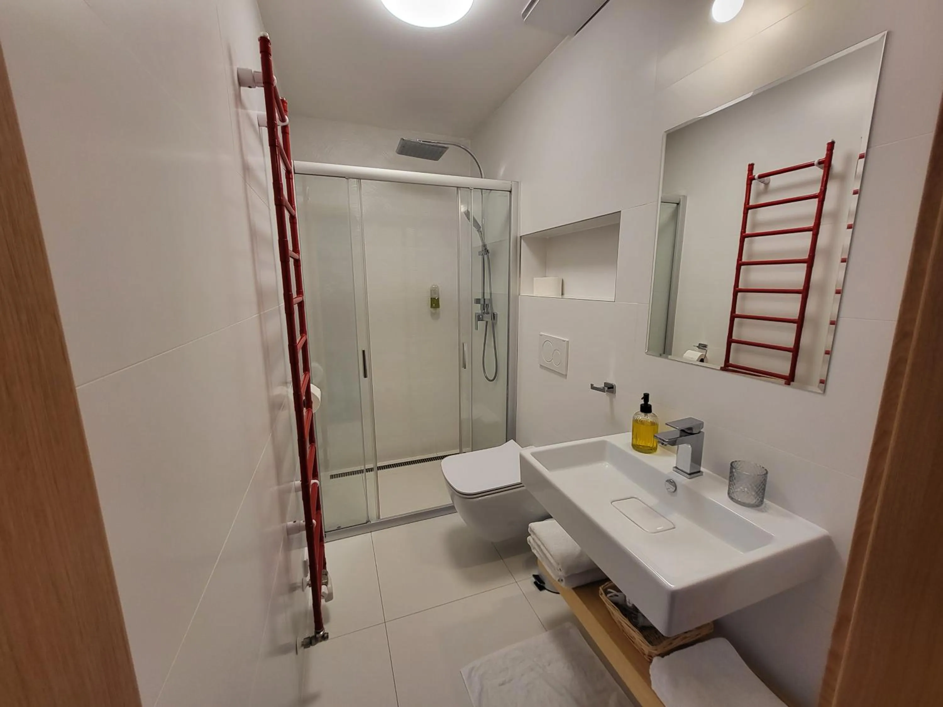 Bathroom in Pension Jitřenka Hřensko - Breakfast Included & Free Parking