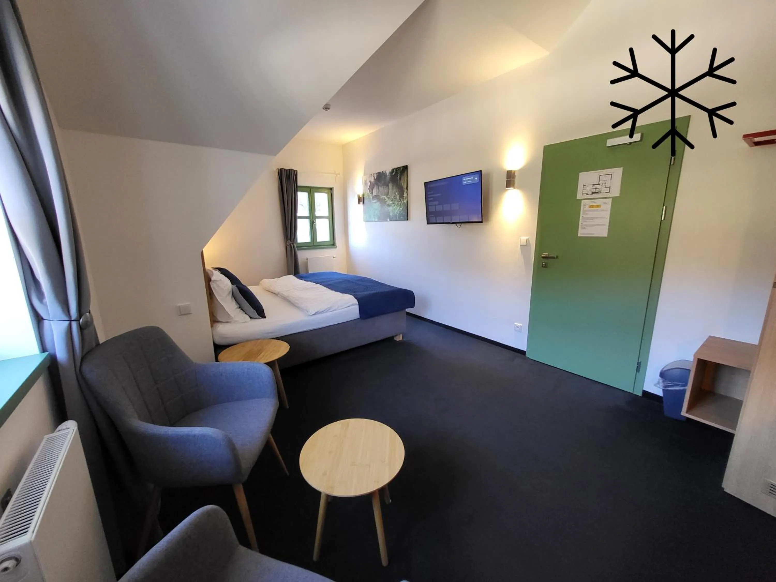 Photo of the whole room, Bed in Pension Jitřenka Hřensko - Breakfast Included & Free Parking