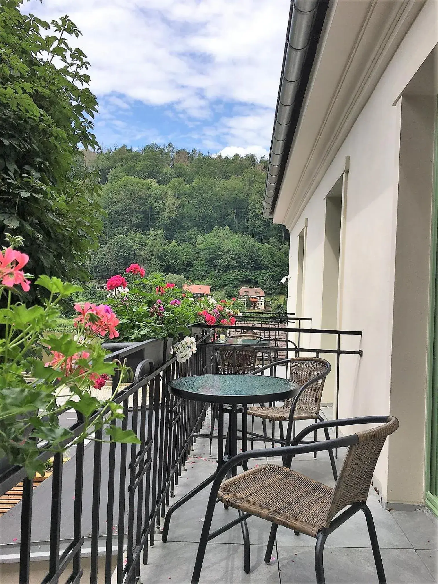 Double Room with Balcony in Pension Jitřenka Hřensko - Breakfast Included & Free Parking Double Room with Balcony in Pension Jitřenka Hřensko - Breakfast Included & Free Parking