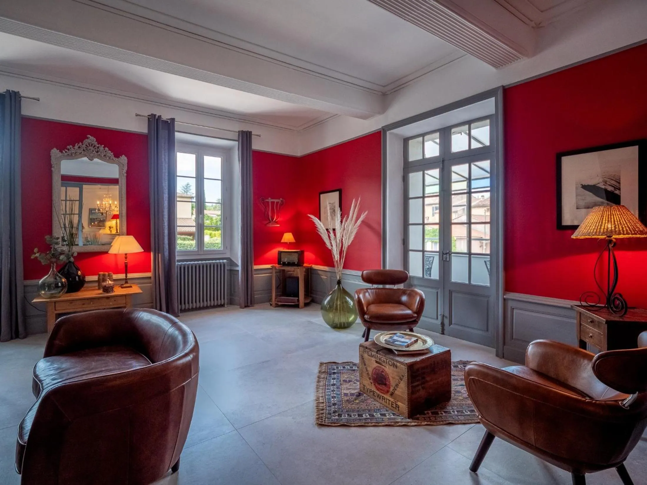 Living room in Hôtel & SPA Ventoux Provence "Domaine des Tilleuls"
