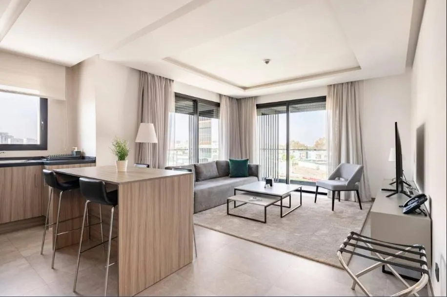 Living room in Makass Appart Hotel