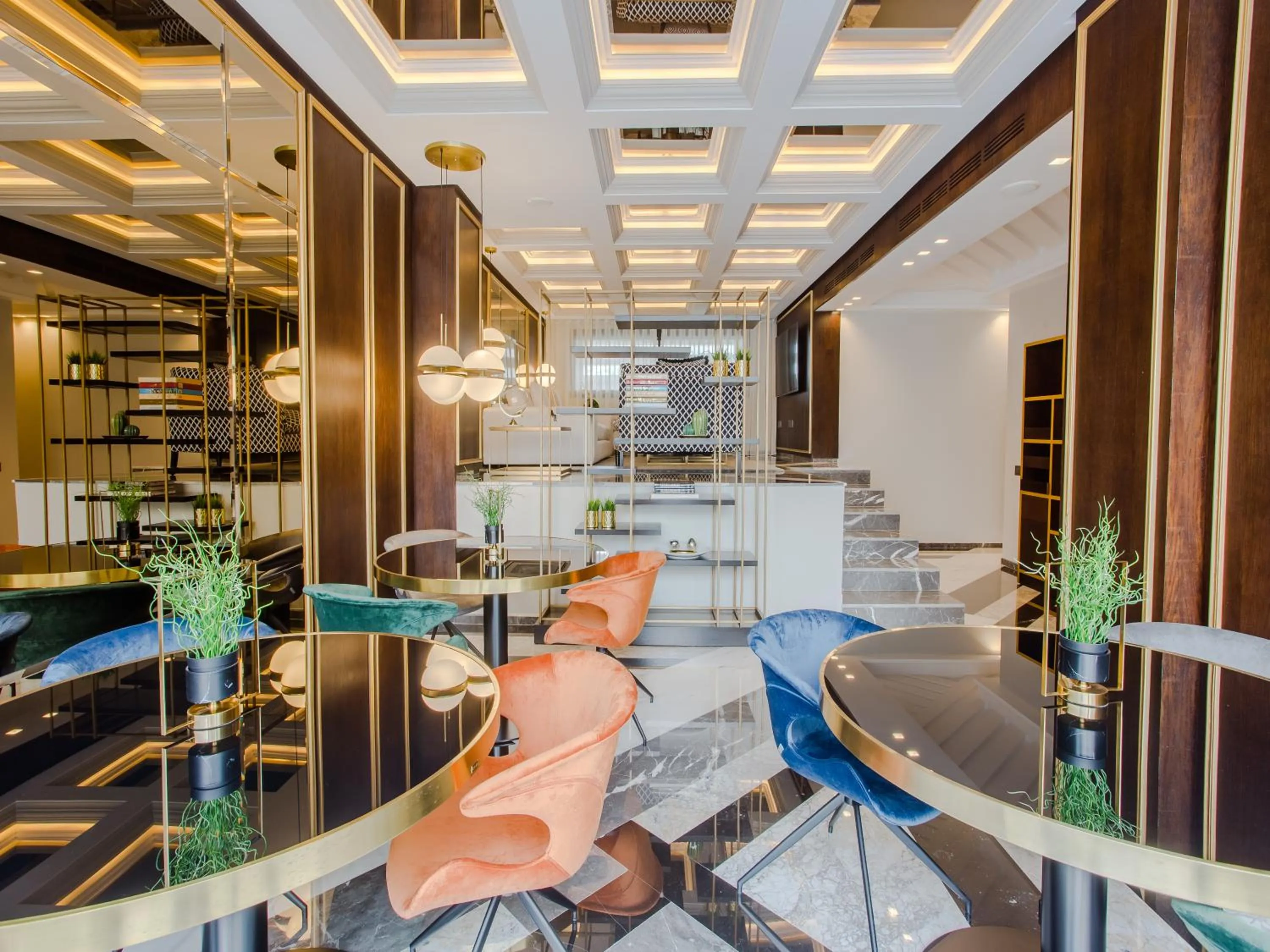 Seating area in Makass Appart Hotel