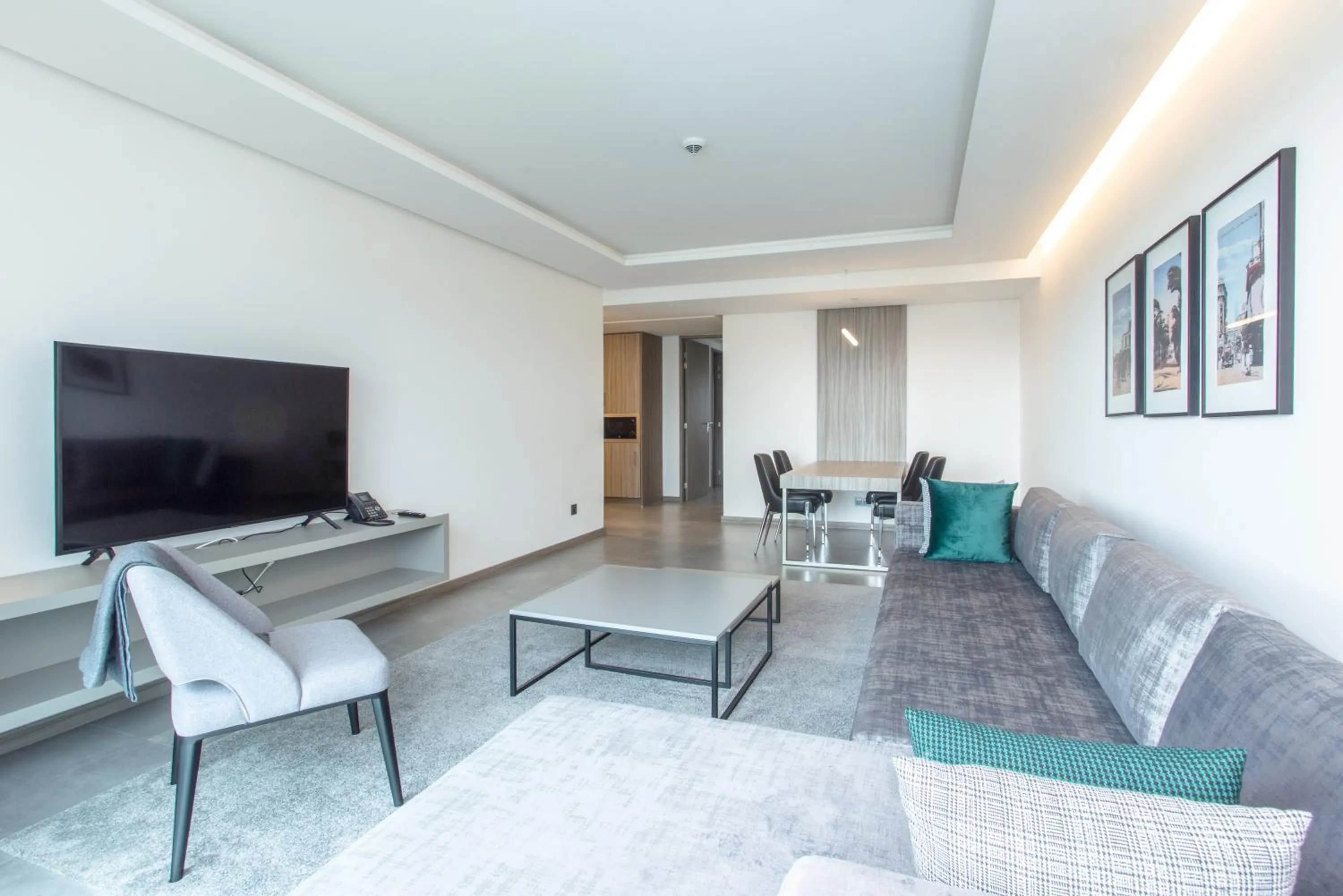 Seating area in Makass Appart Hotel