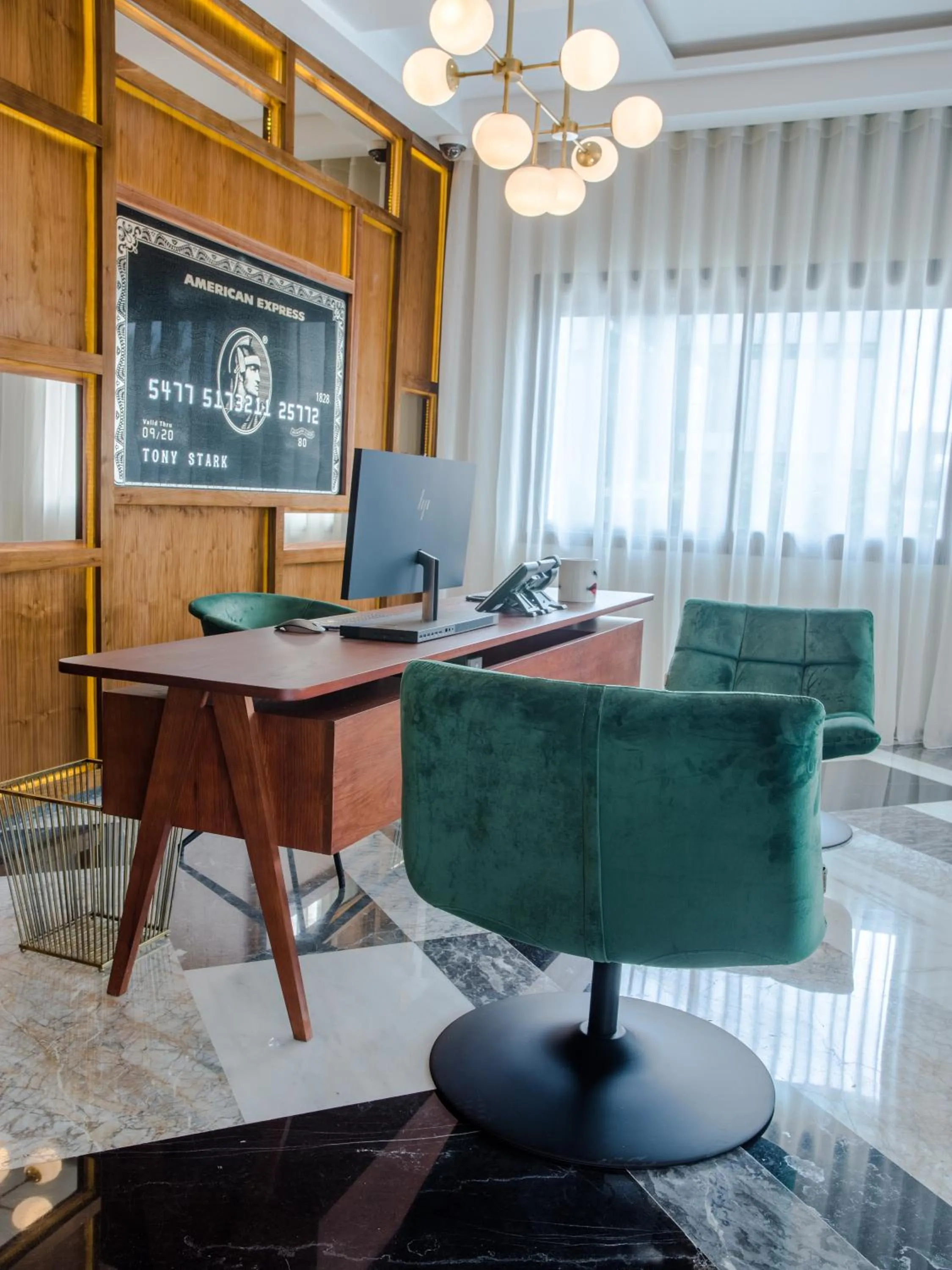 Lobby or reception in Makass Appart Hotel