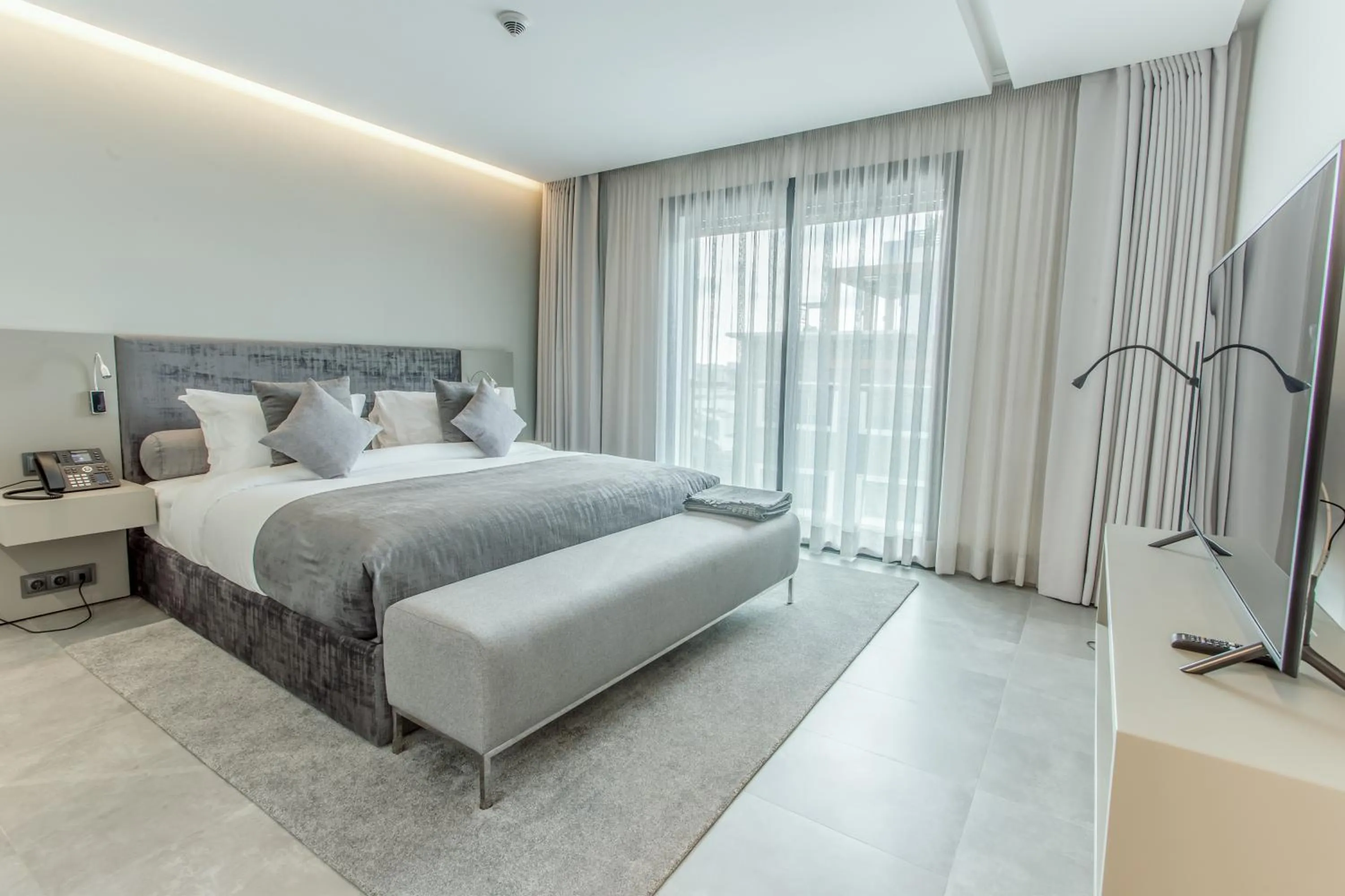 Bed in Makass Appart Hotel