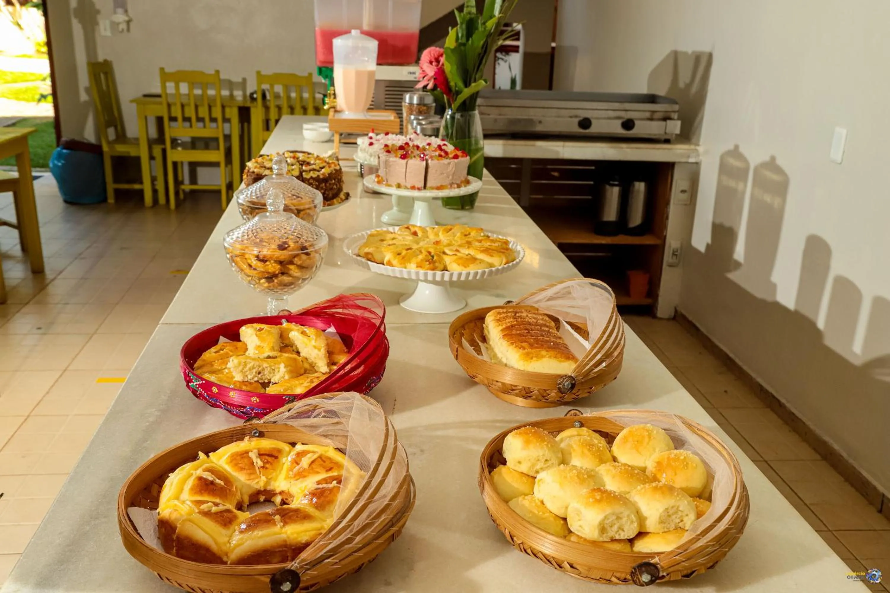 Breakfast in Pousada Terra Mar Way