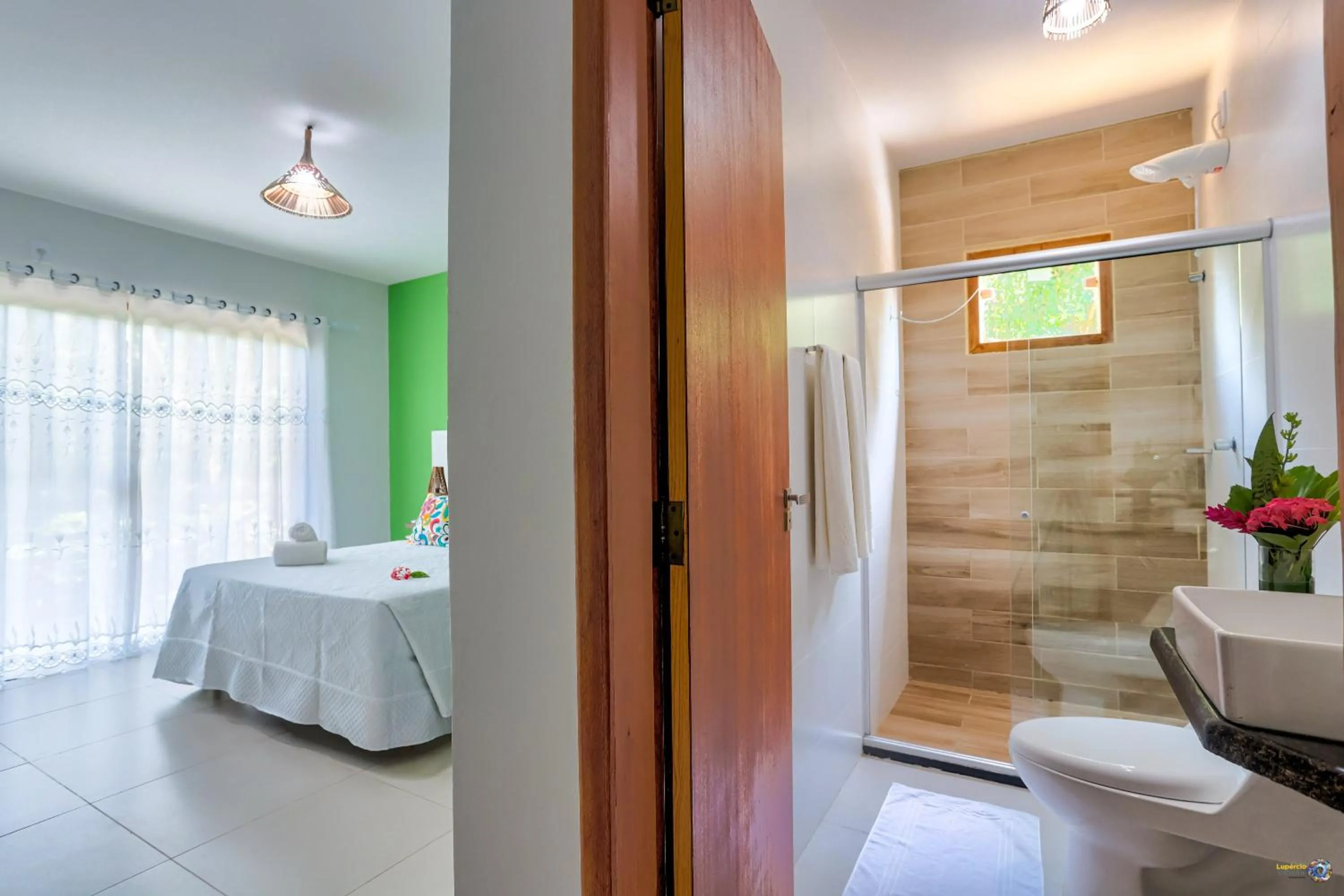 Photo of the whole room, Bed in Pousada Terra Mar Way