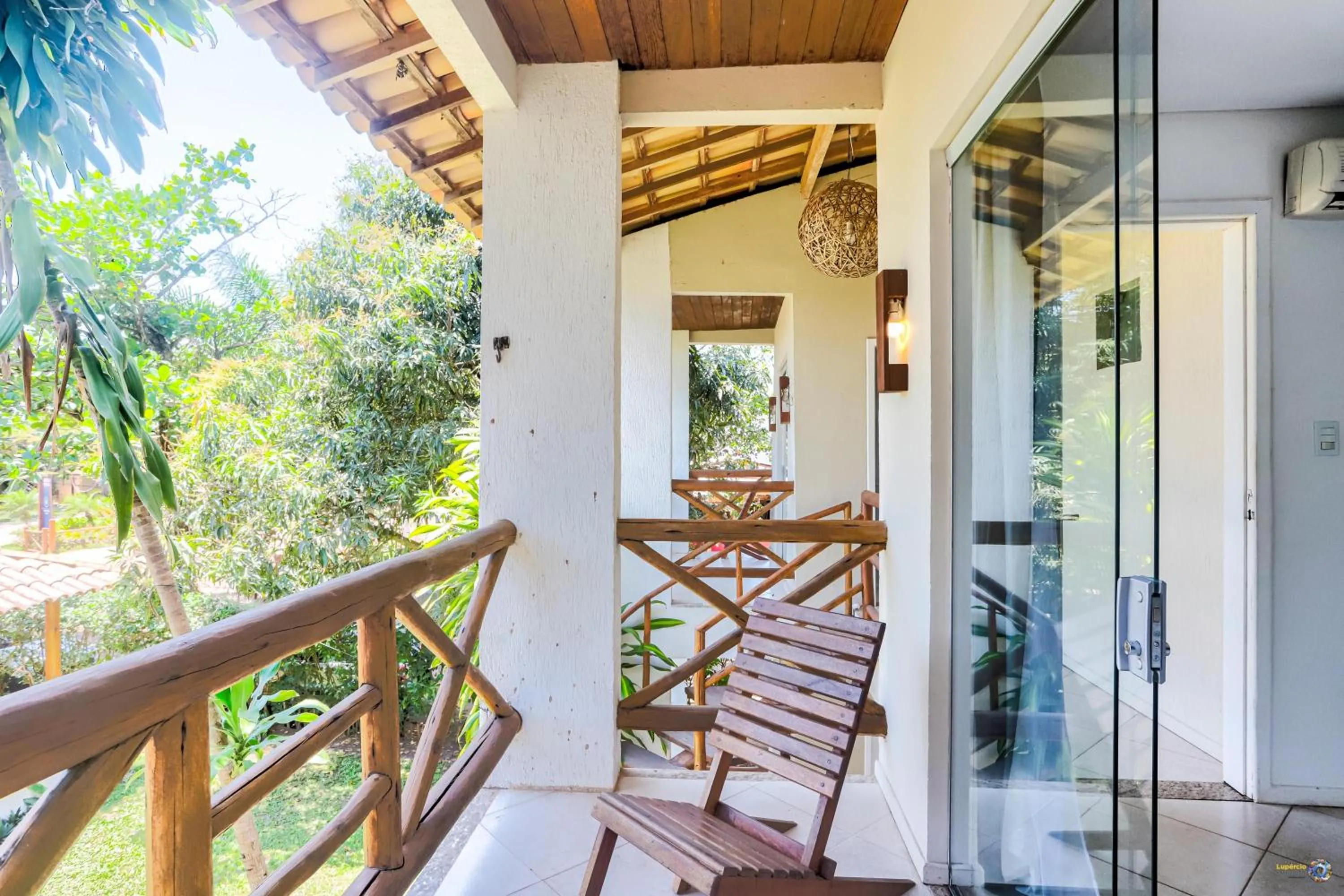 Balcony/Terrace in Pousada Terra Mar Way