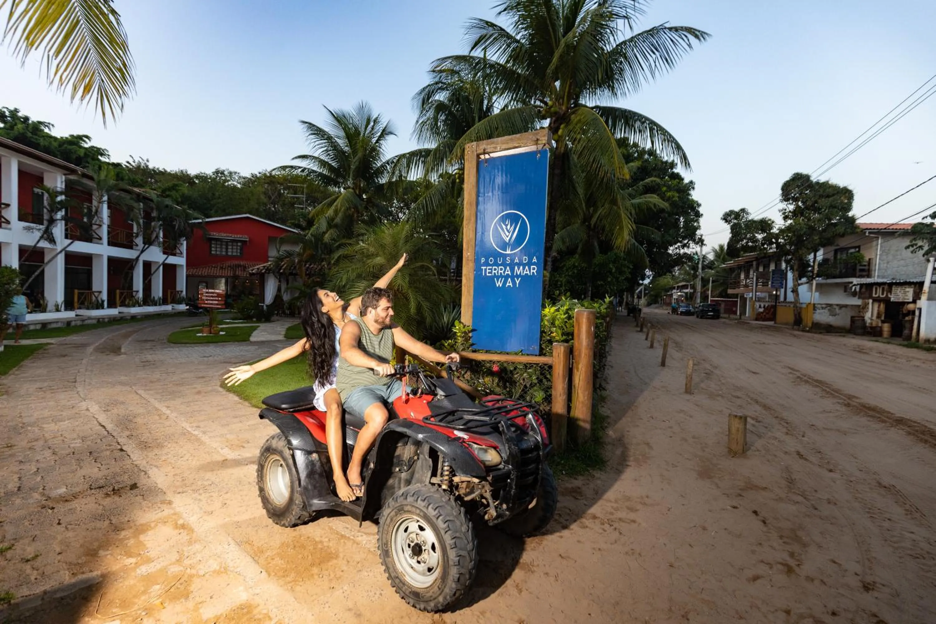 Facade/entrance in Pousada Terra Mar Way