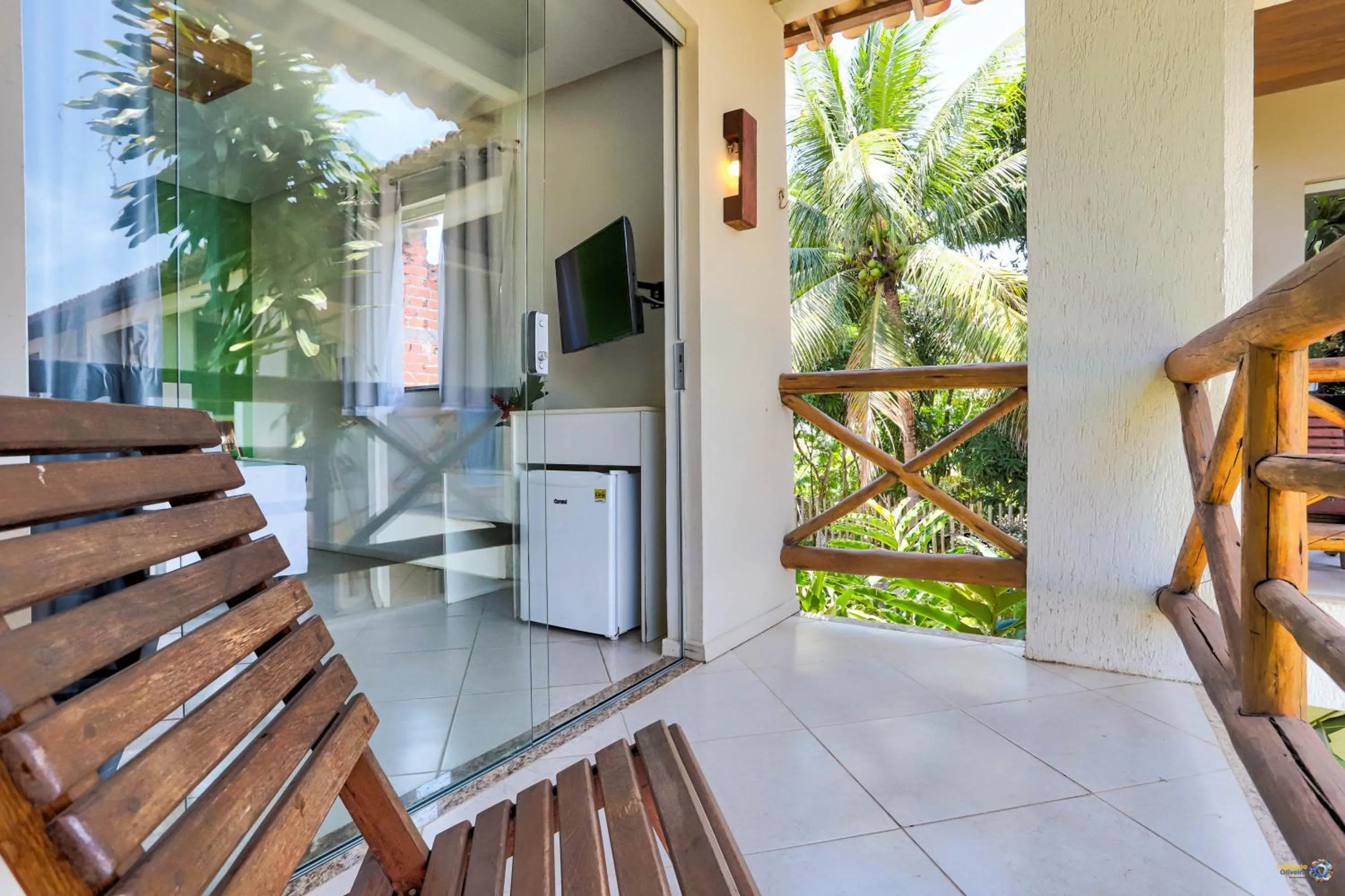 Balcony/Terrace in Pousada Terra Mar Way