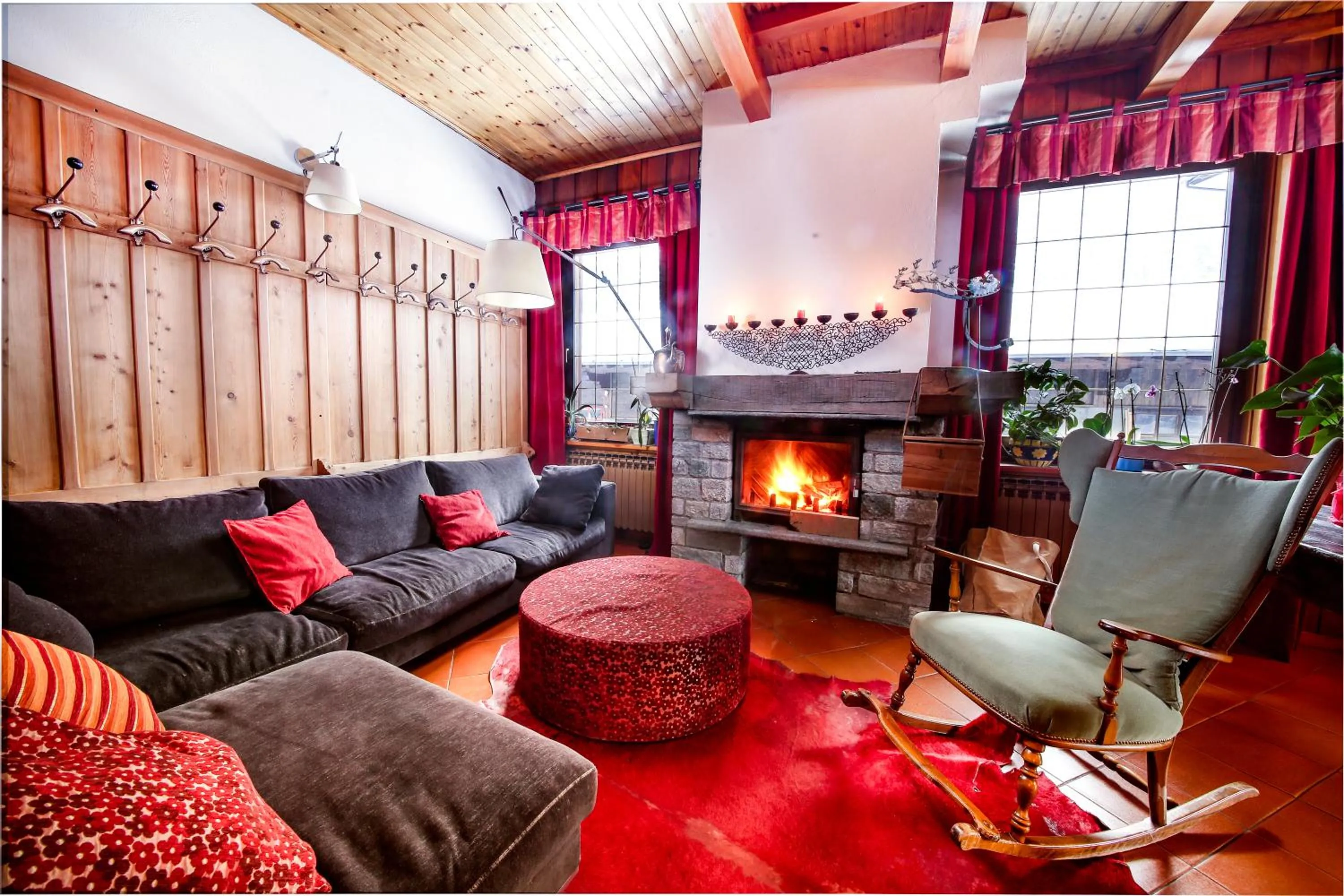 Living room in Albergo Monte Cervino
