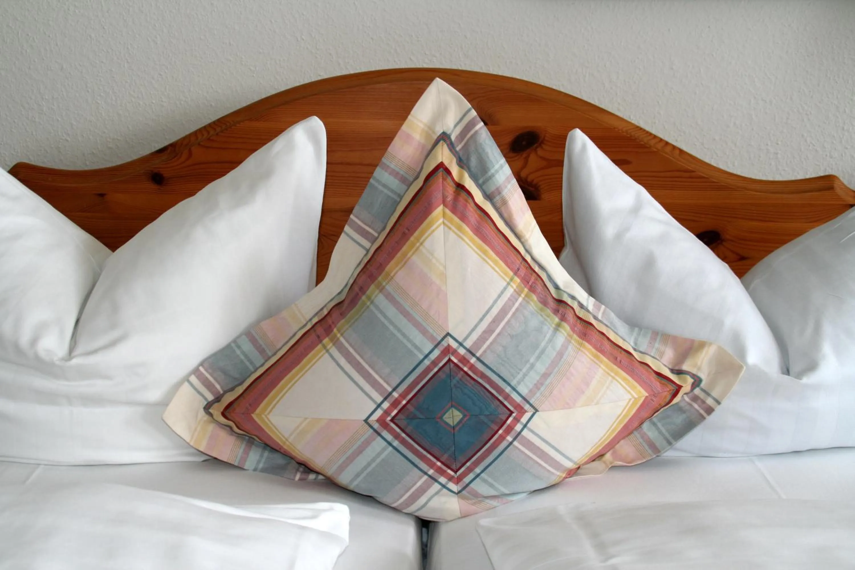 Bed in Posthotel Kolberbräu