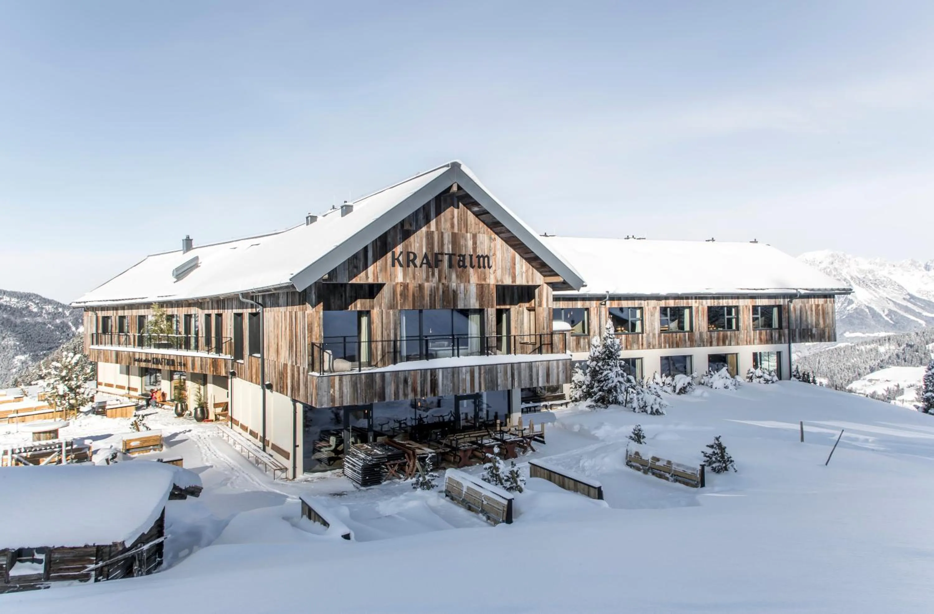Facade/entrance in KRAFTalm