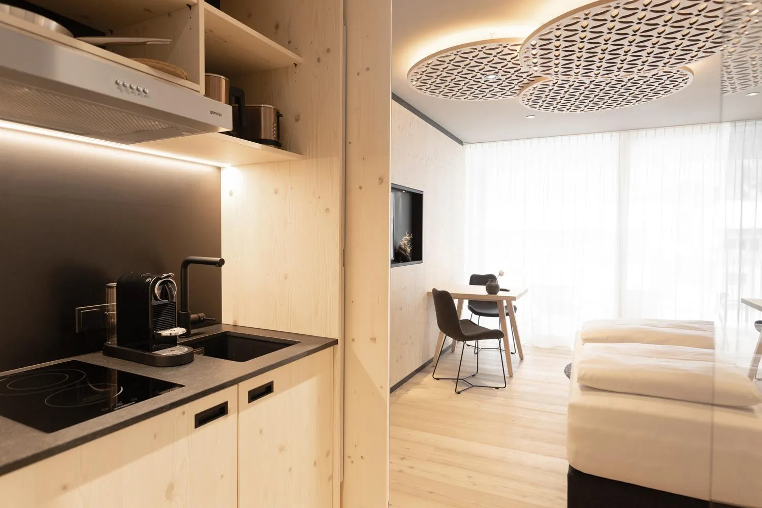 Kitchen or kitchenette in Amrai Suites