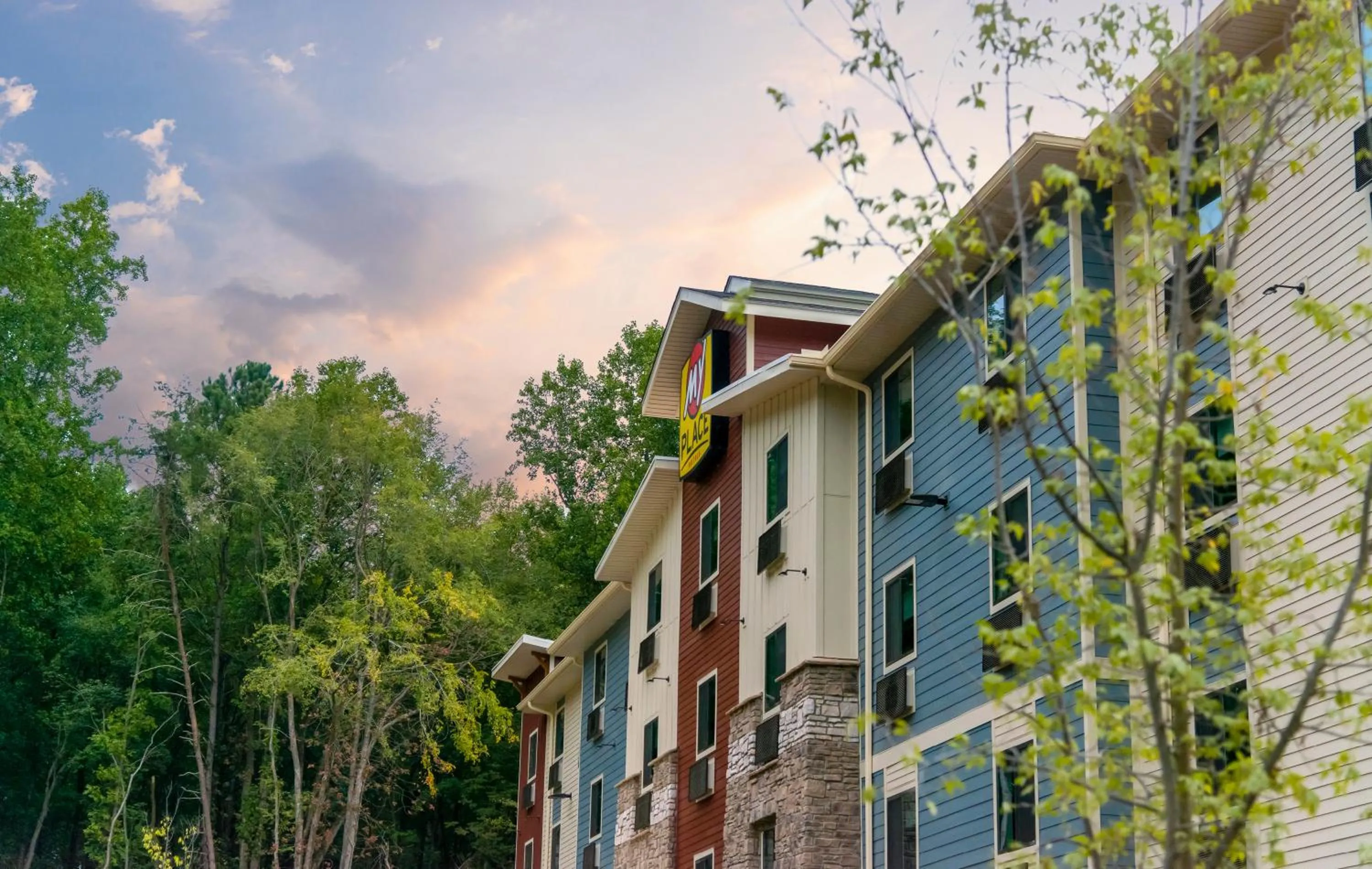 Property building in My Place Hotel-Huntersville, NC