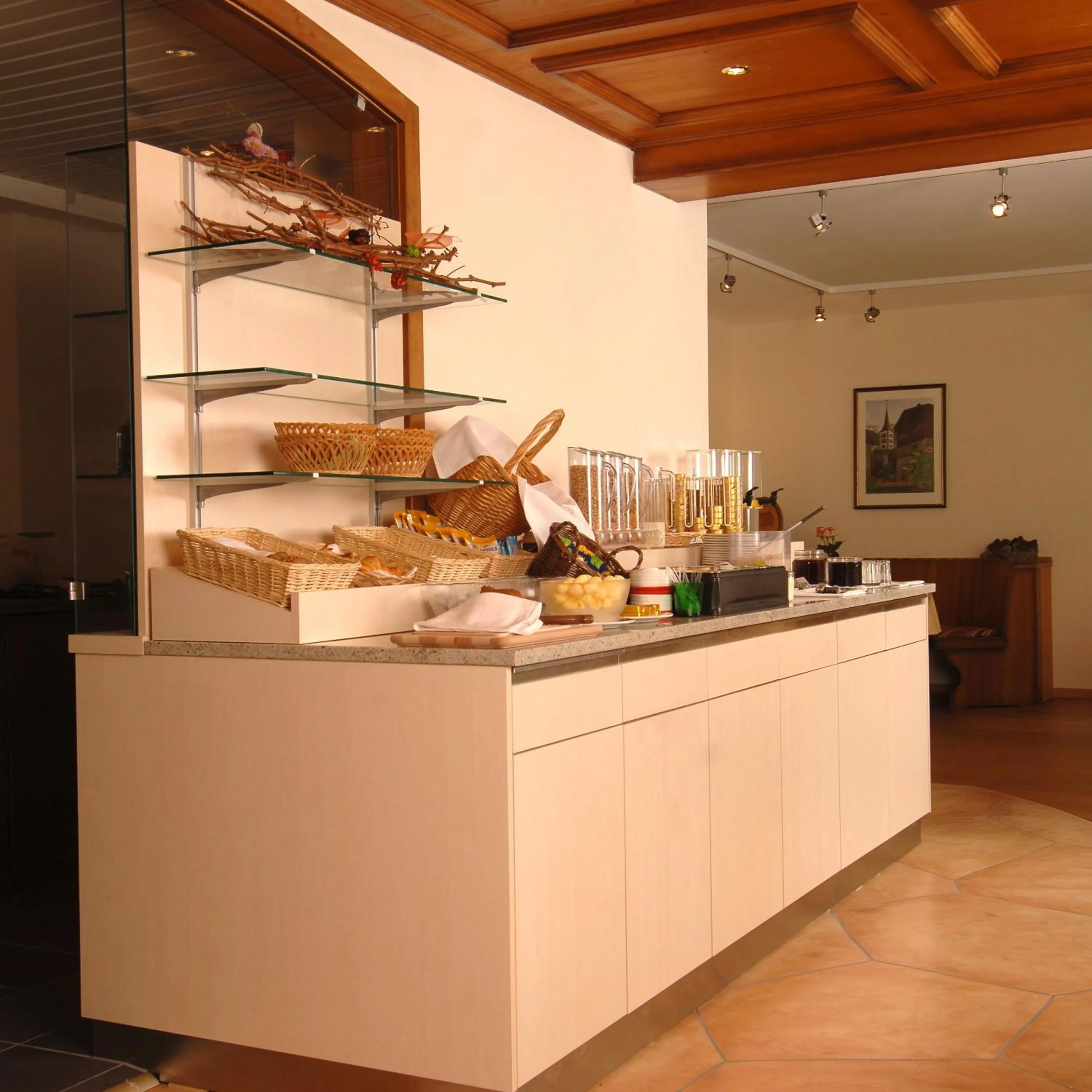 Buffet breakfast in Hotel Viktoria-Leukerbad-Therme