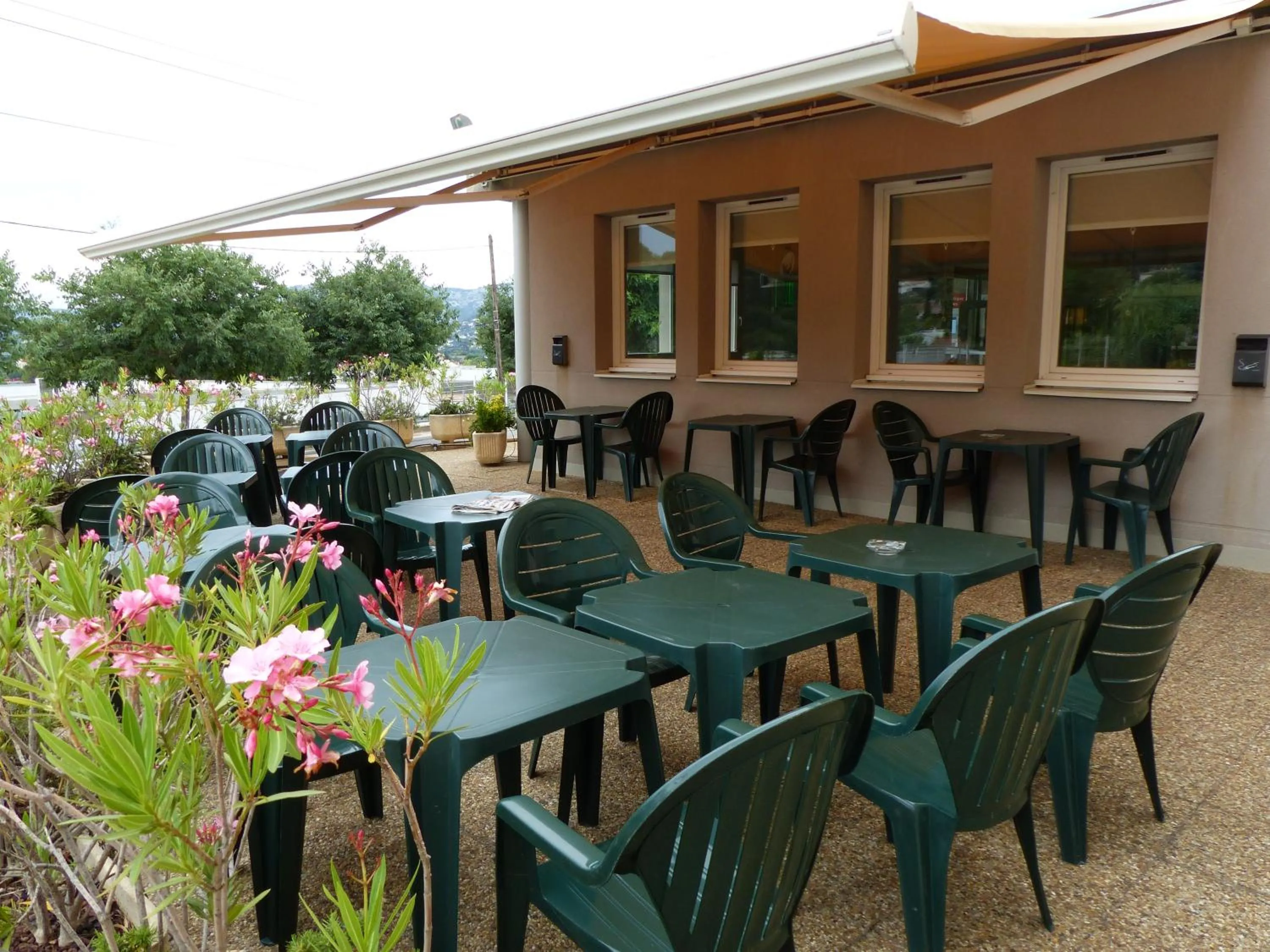 Balcony/Terrace in Ibis Budget Marseille Valentine