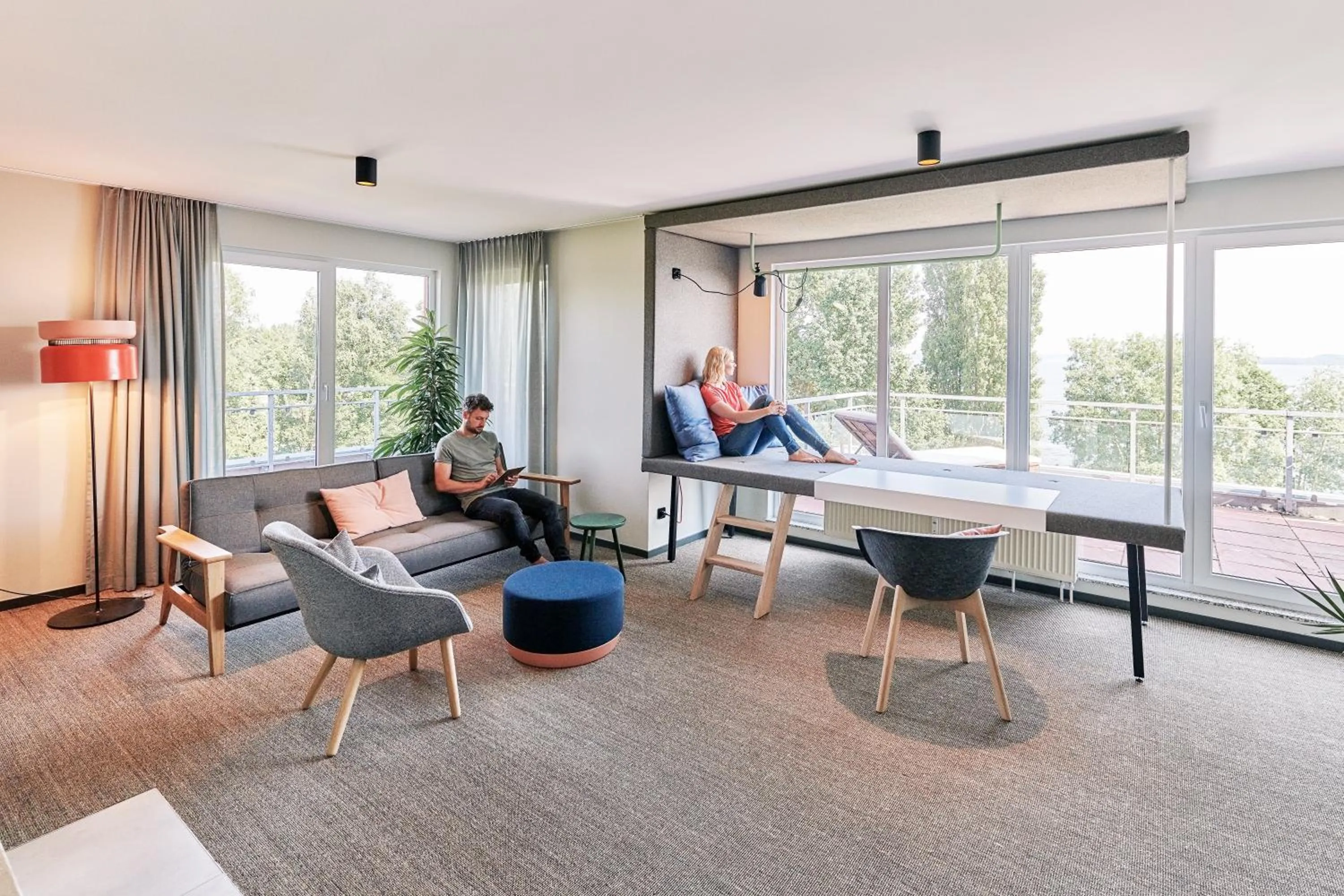 Living room in Designhotel Whitman