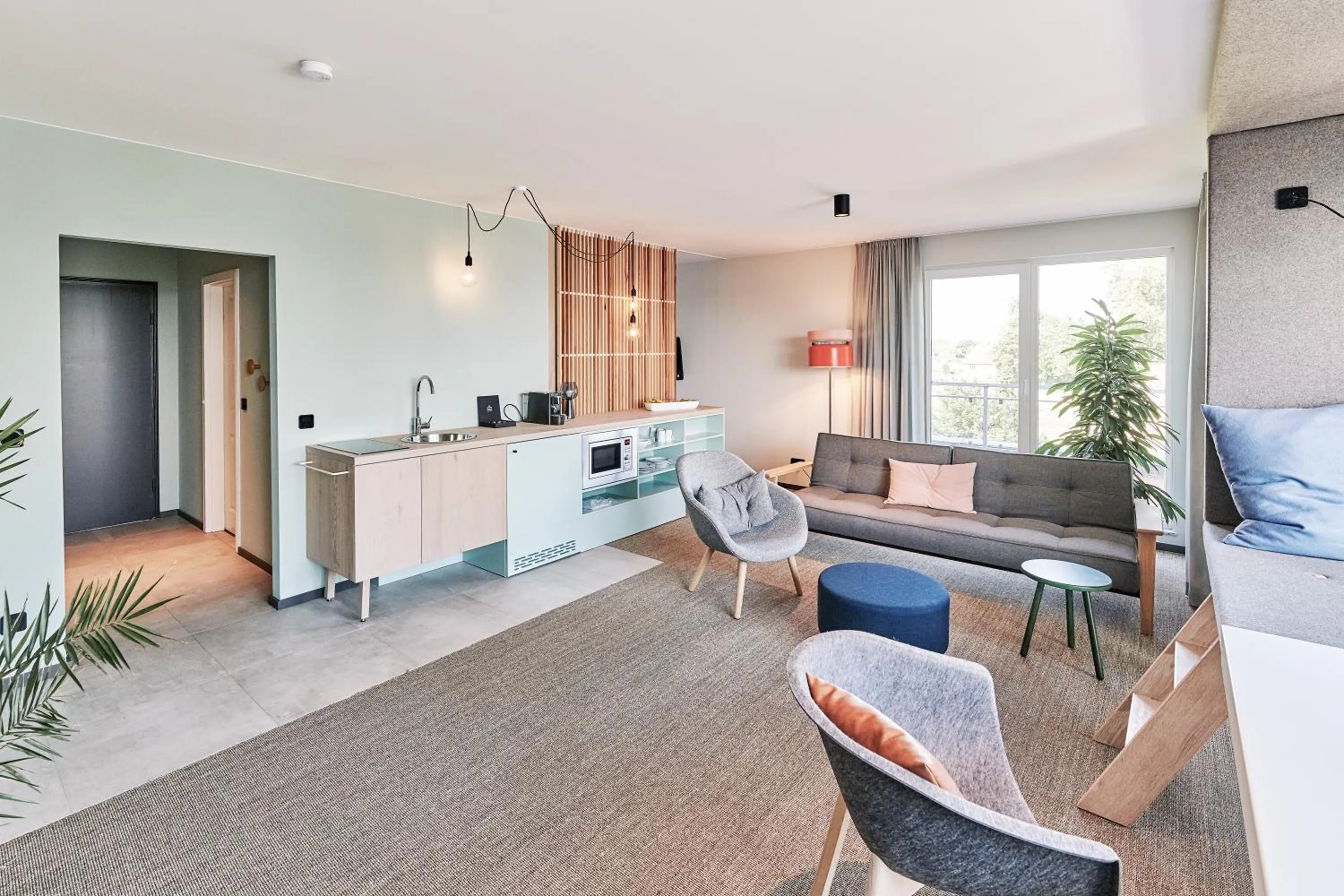 Kitchen or kitchenette in Designhotel Whitman