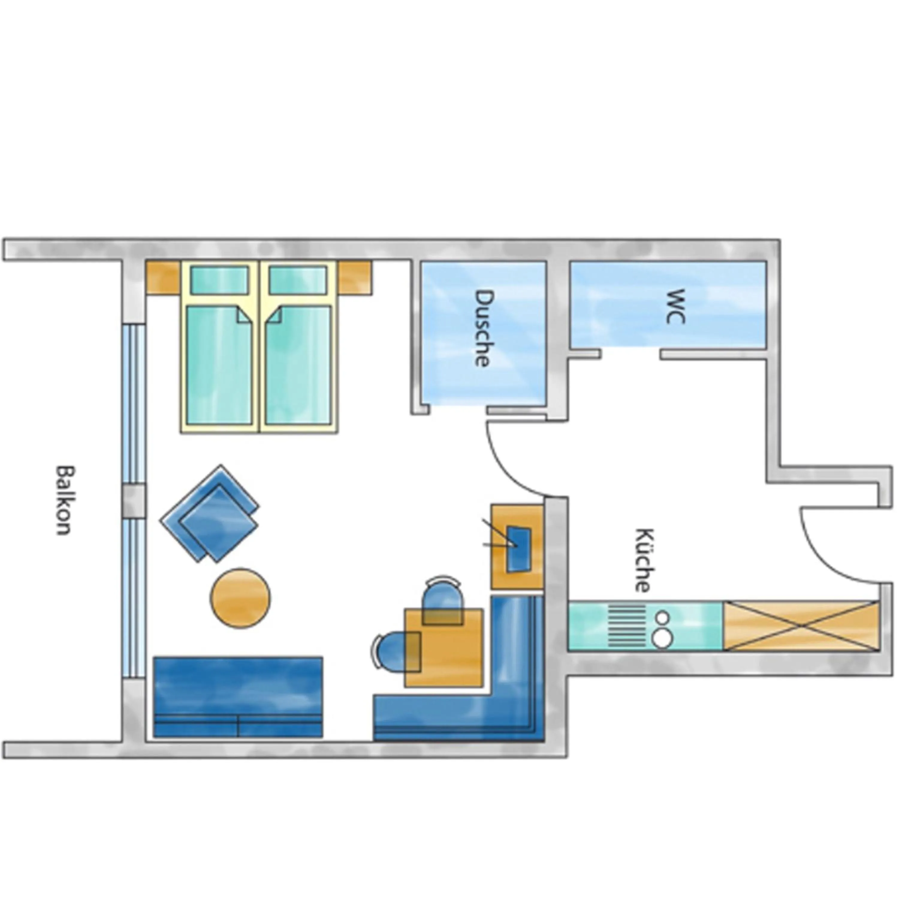 Floor plan in Landhaus Martinus