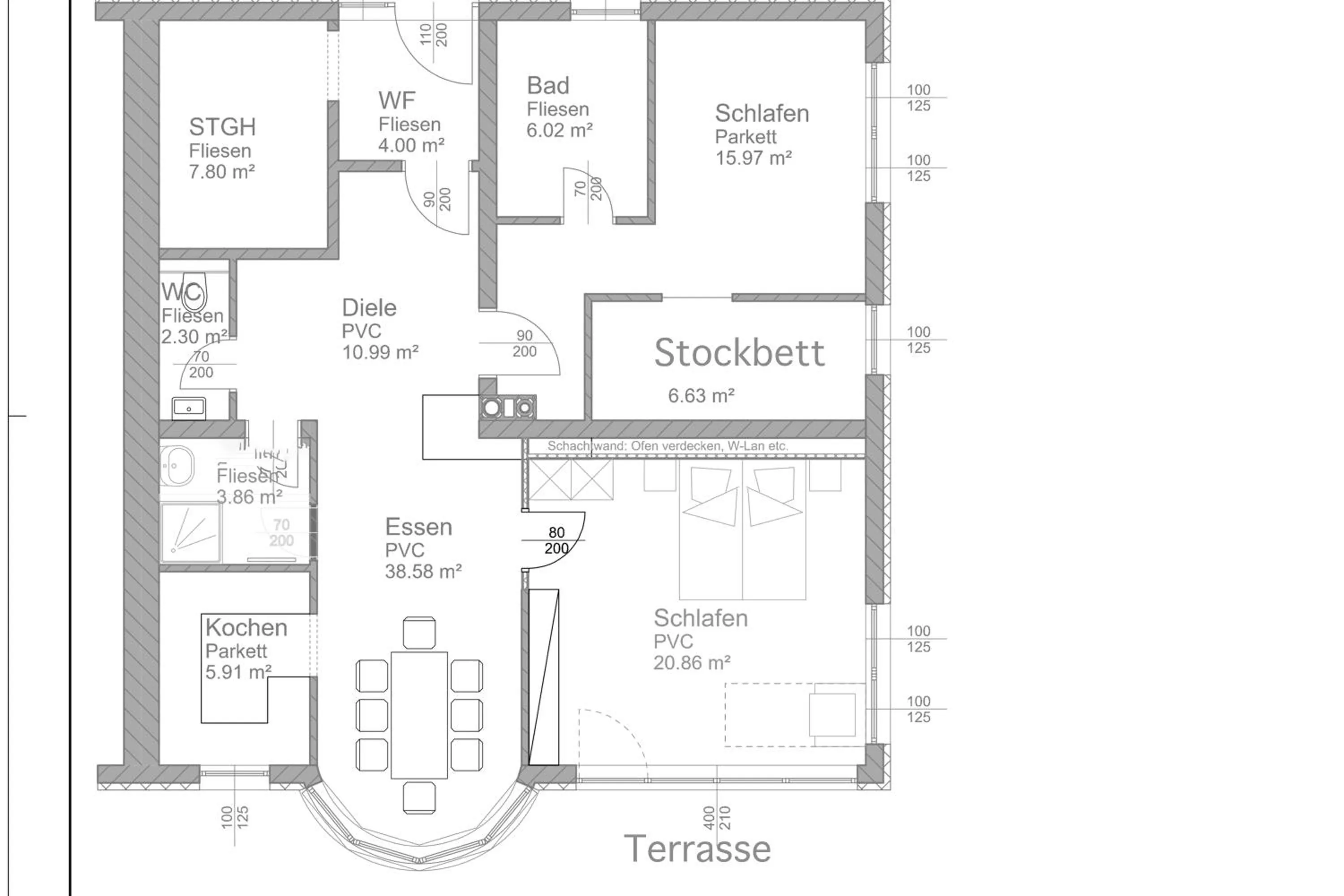 Floor plan in Landhaus Martinus