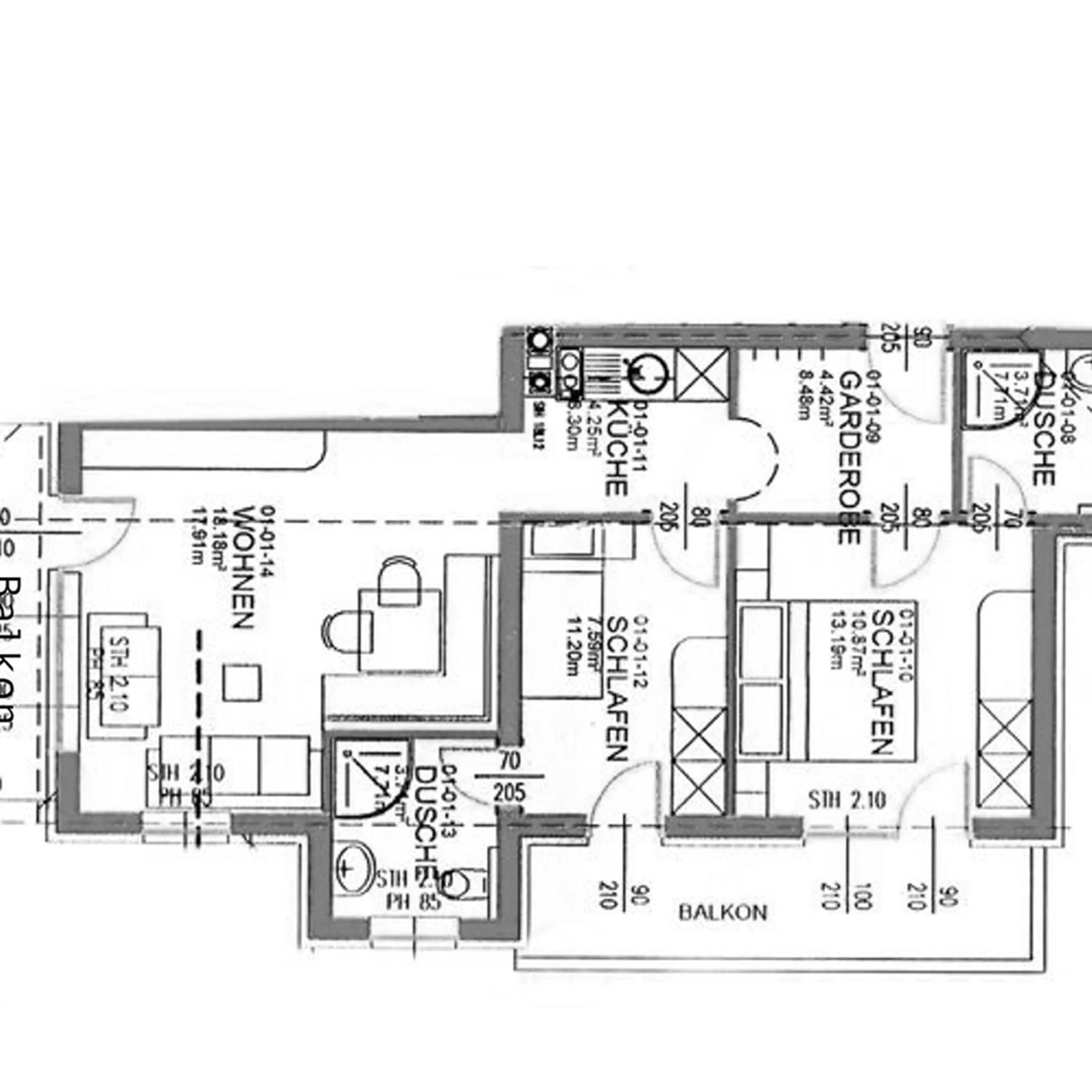 Floor plan in Landhaus Martinus
