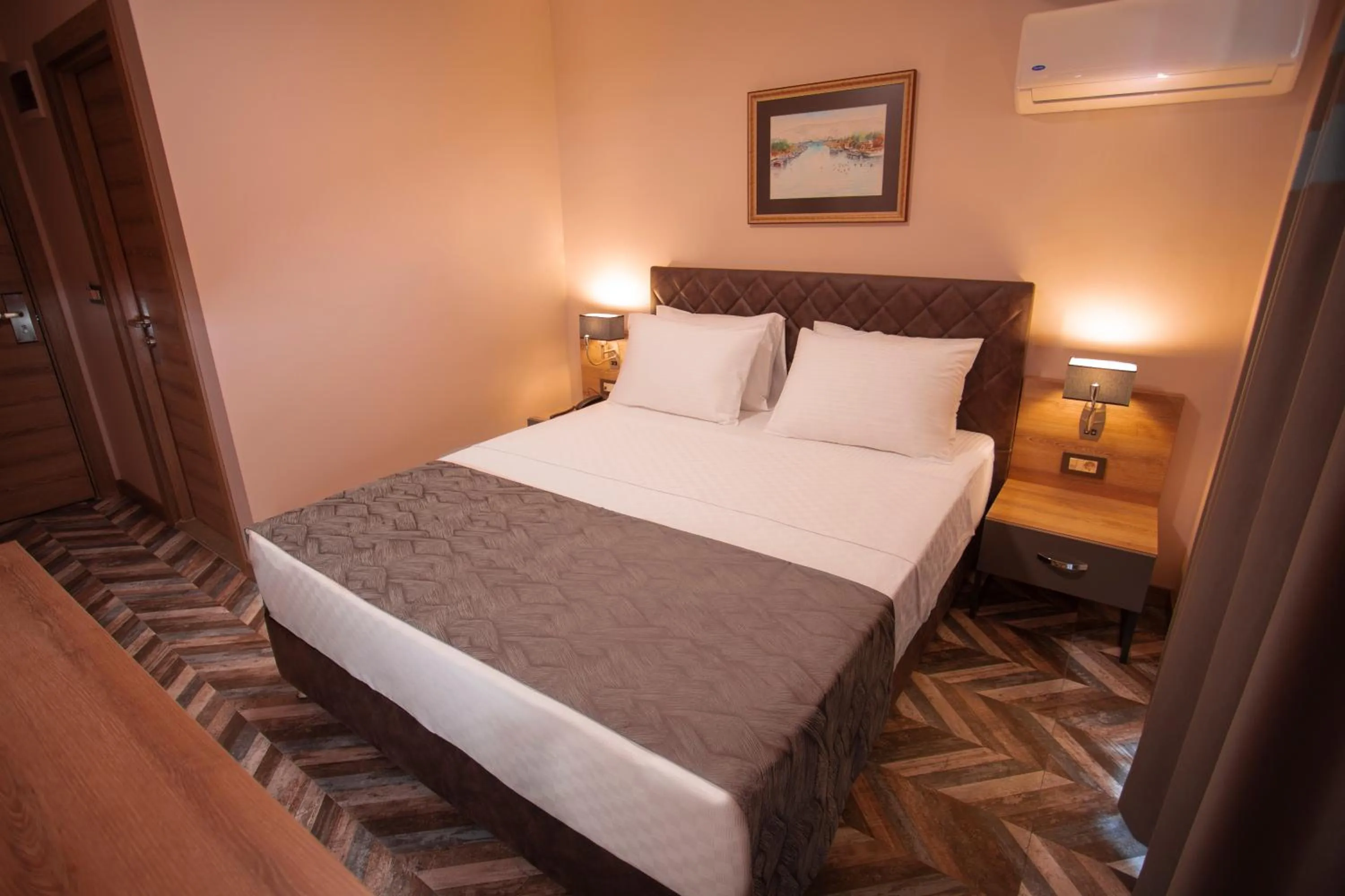 Bed in Hotel Kale 17