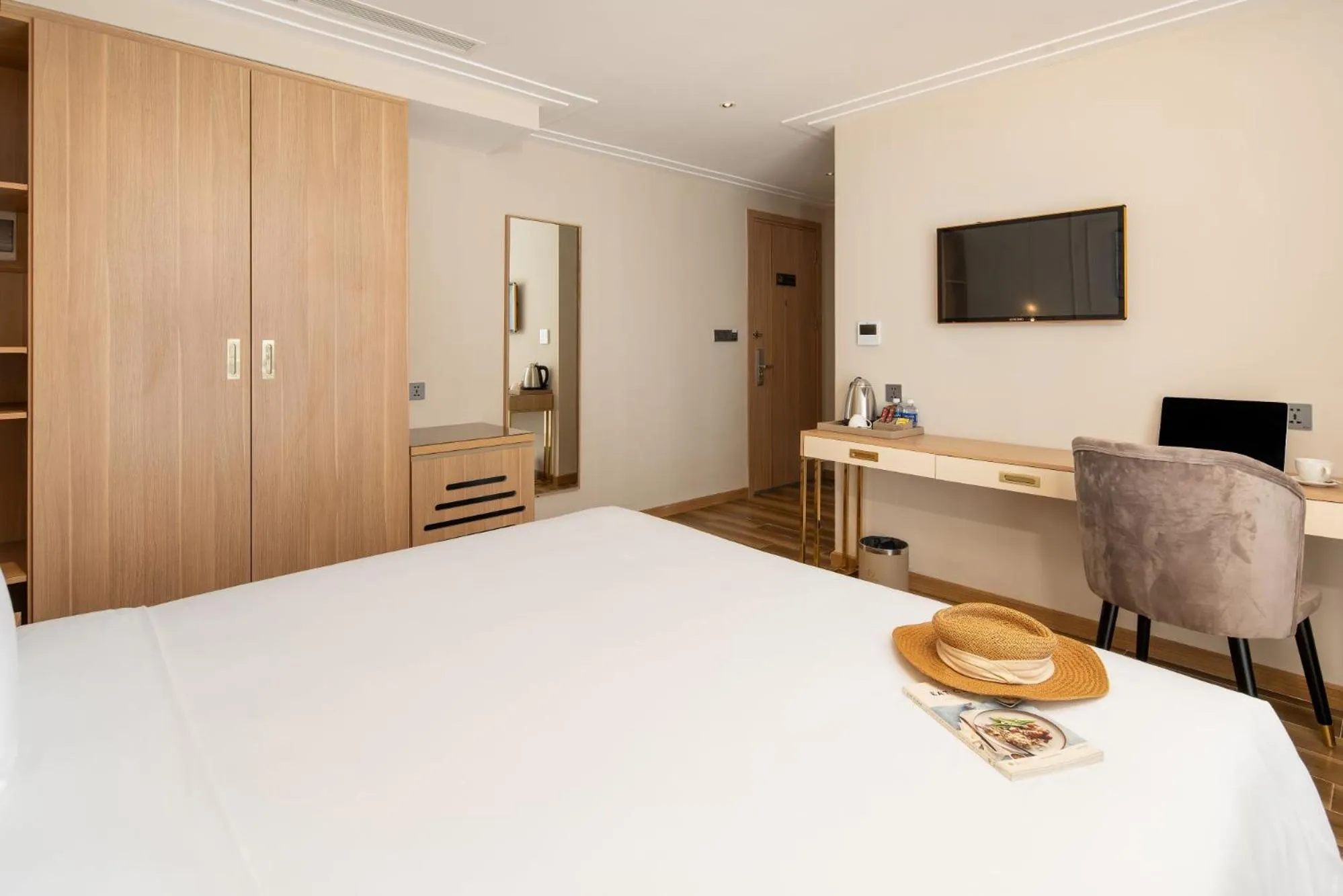 Bed in Adela Boutique Hotel - Infinity Pool