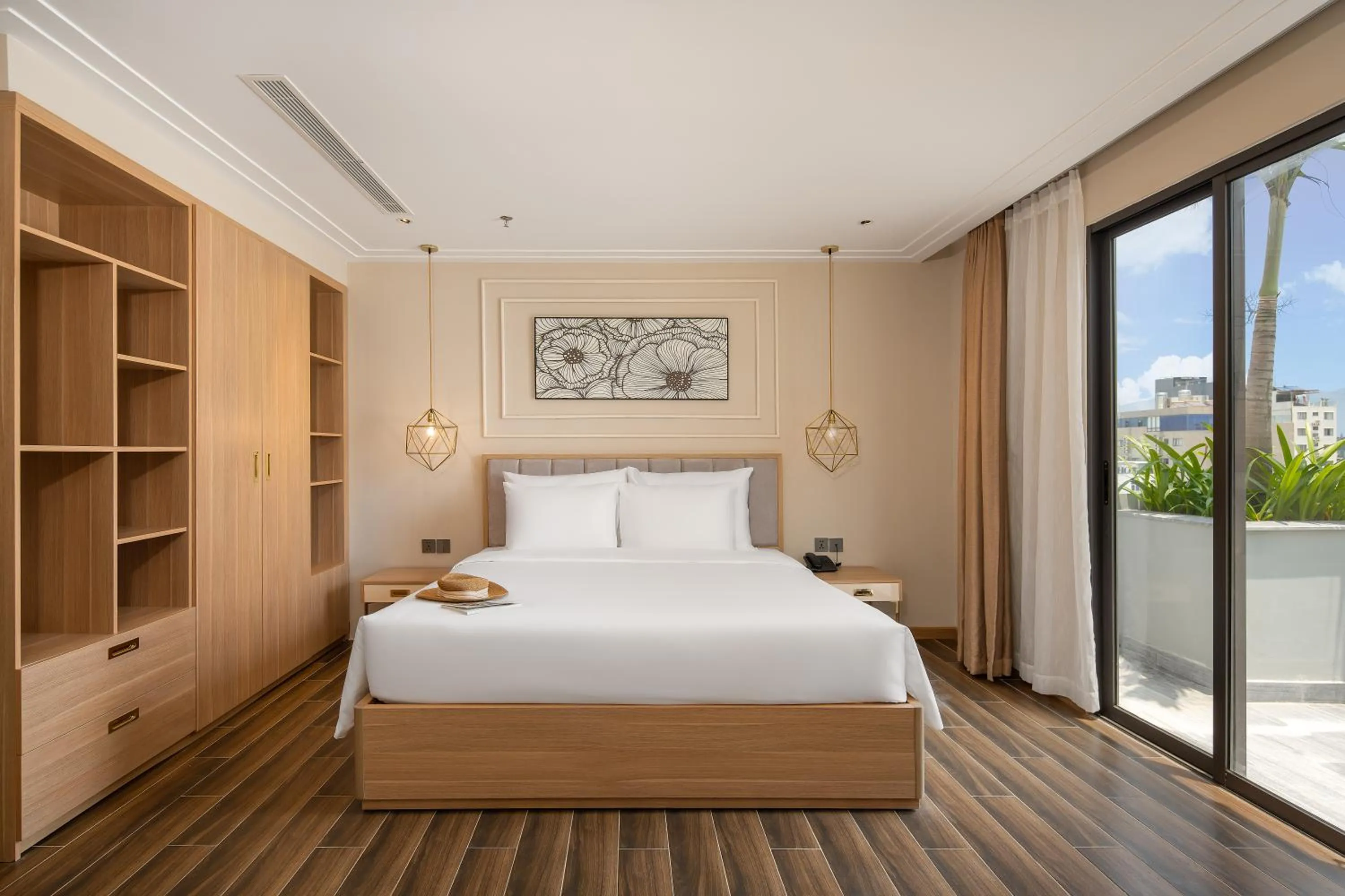 Bed in Adela Boutique Hotel - Infinity Pool