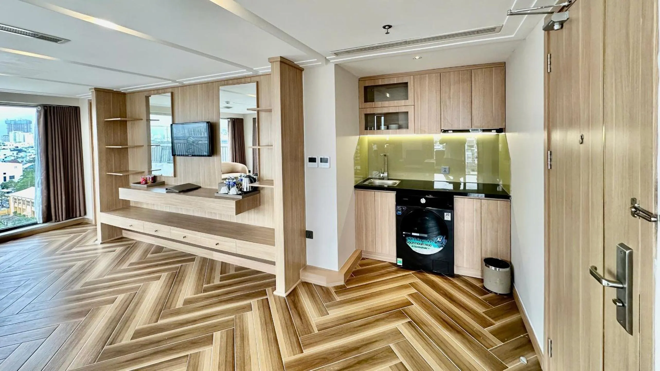 Kitchen or kitchenette in Adela Boutique Hotel - Infinity Pool